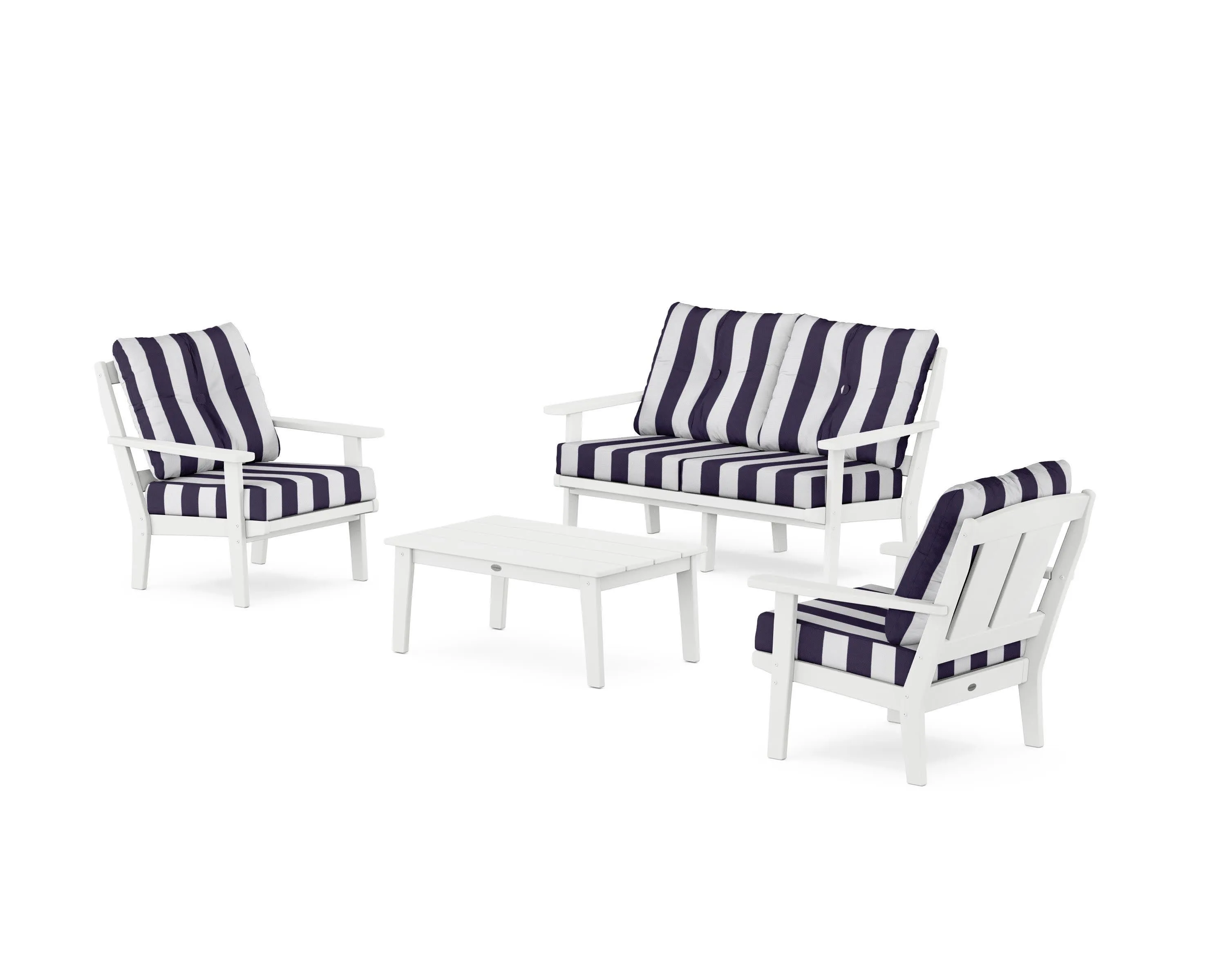 Mission 4-Piece Deep Seating Set with Loveseat