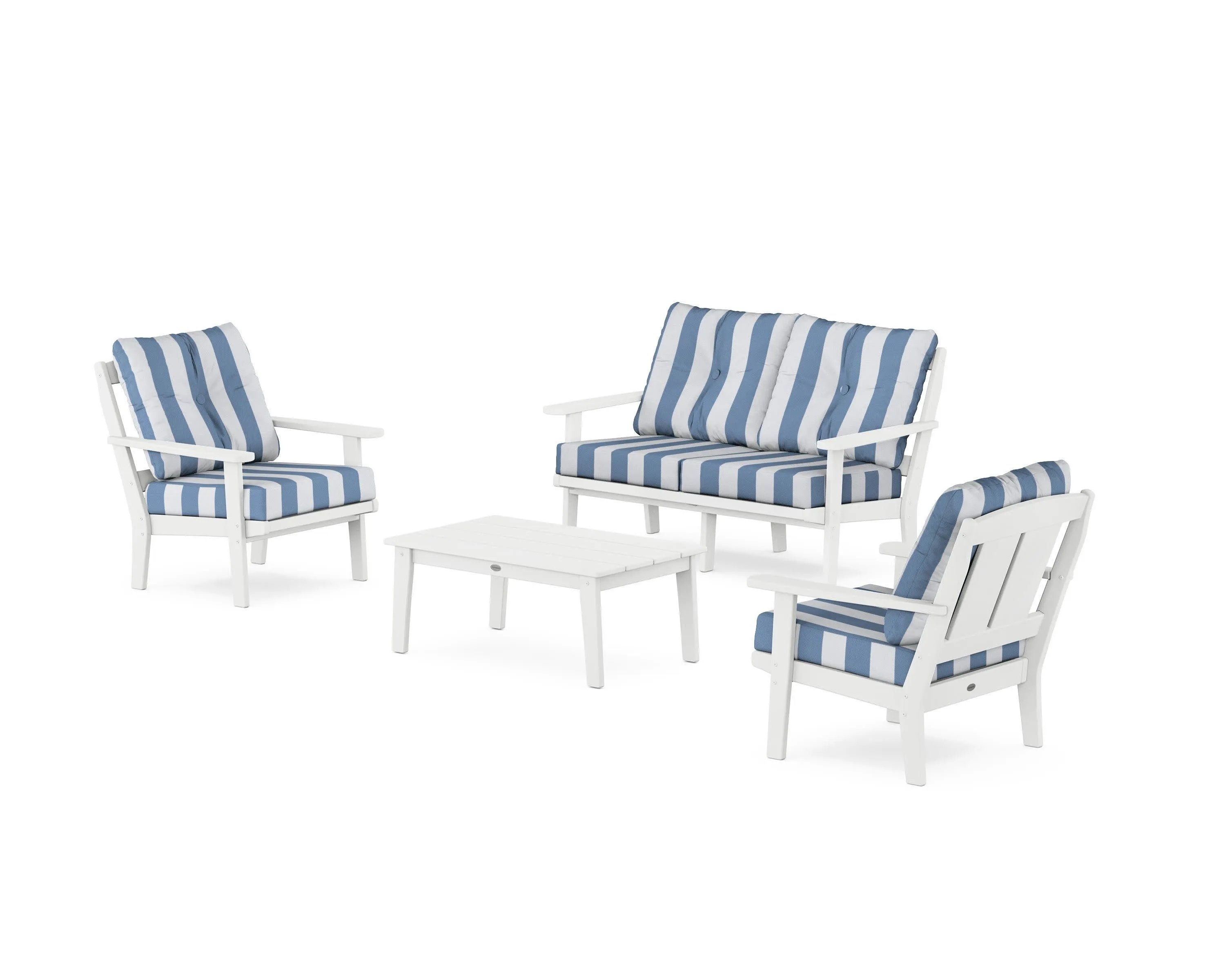 Mission 4-Piece Deep Seating Set with Loveseat