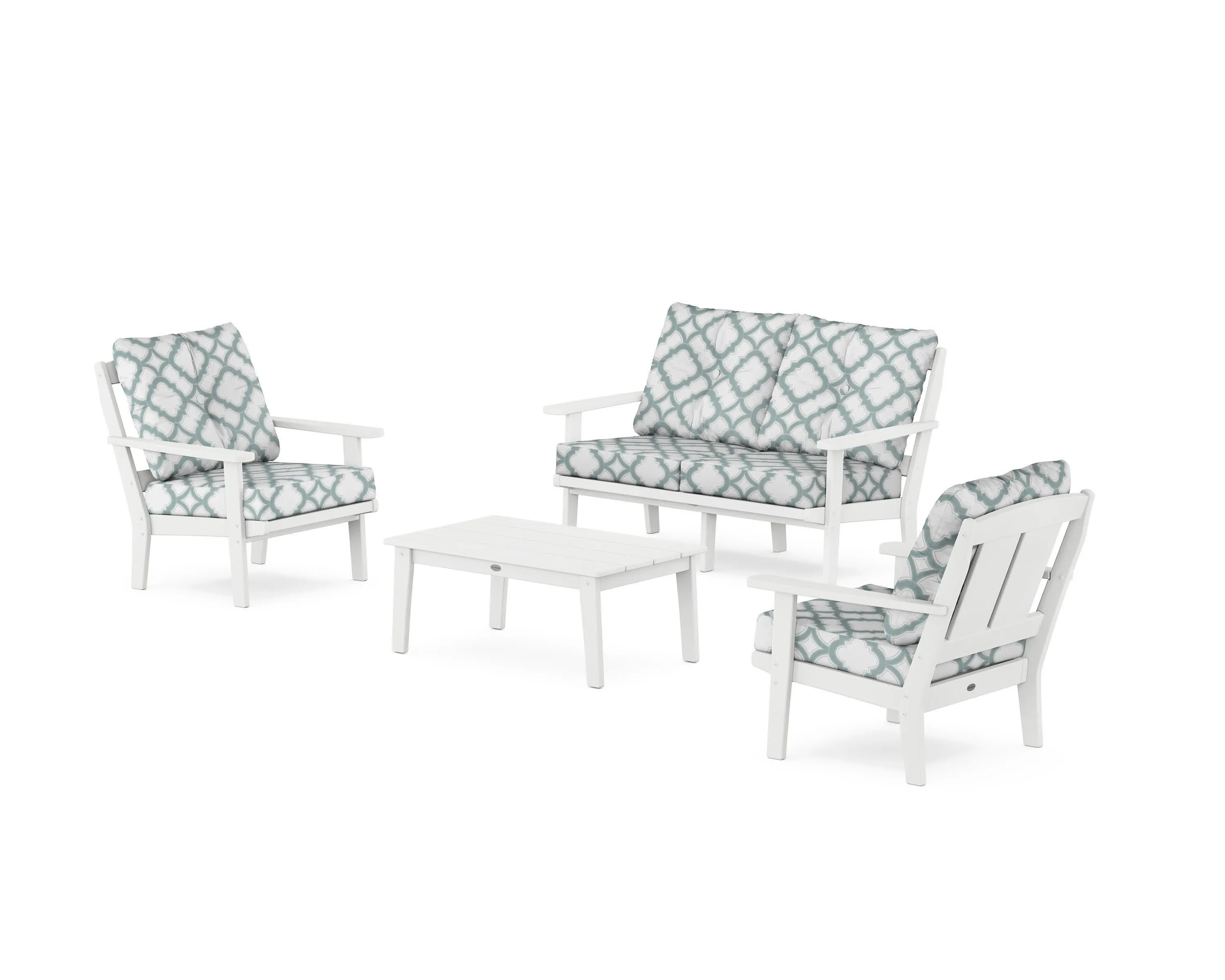 Mission 4-Piece Deep Seating Set with Loveseat