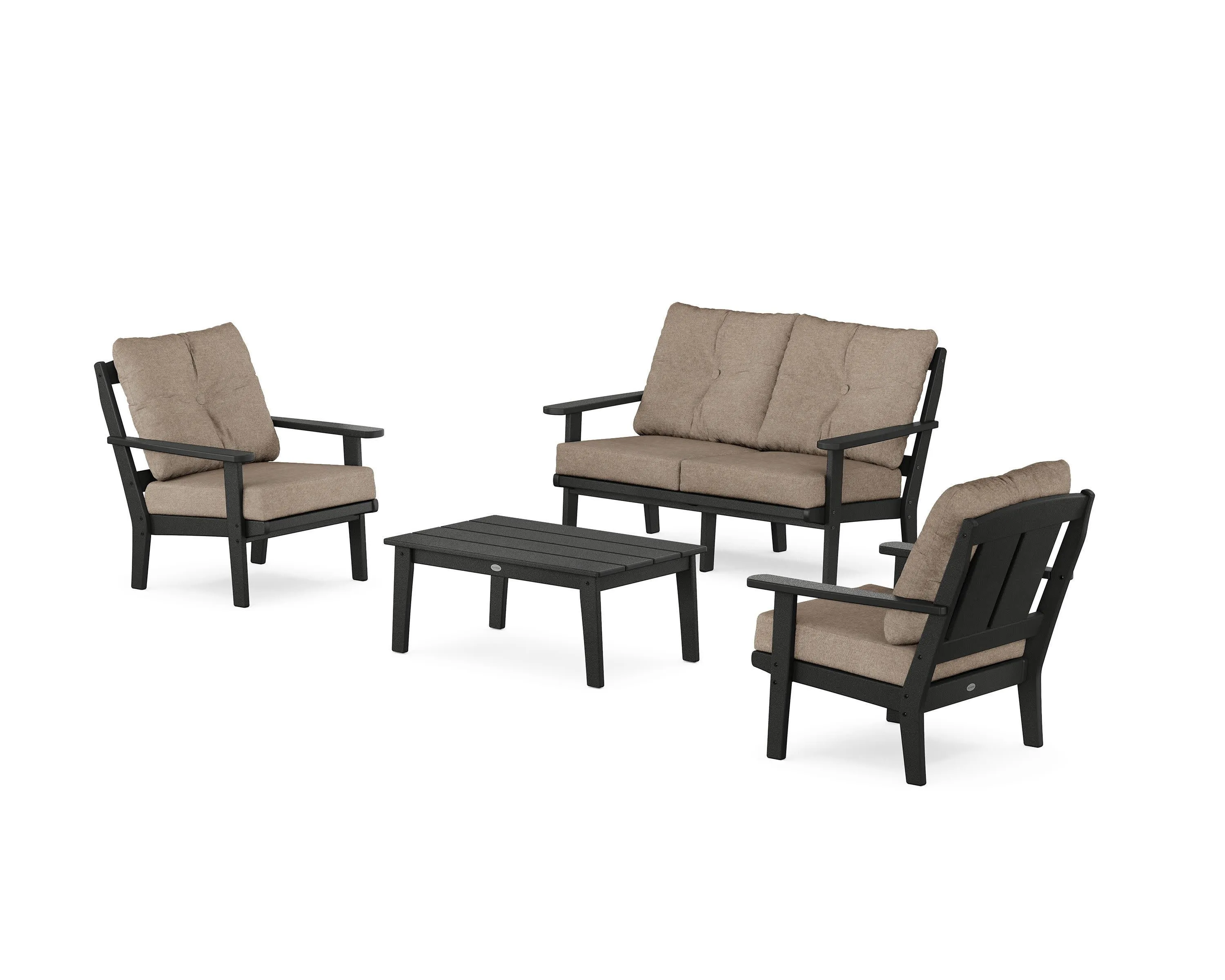 Mission 4-Piece Deep Seating Set with Loveseat