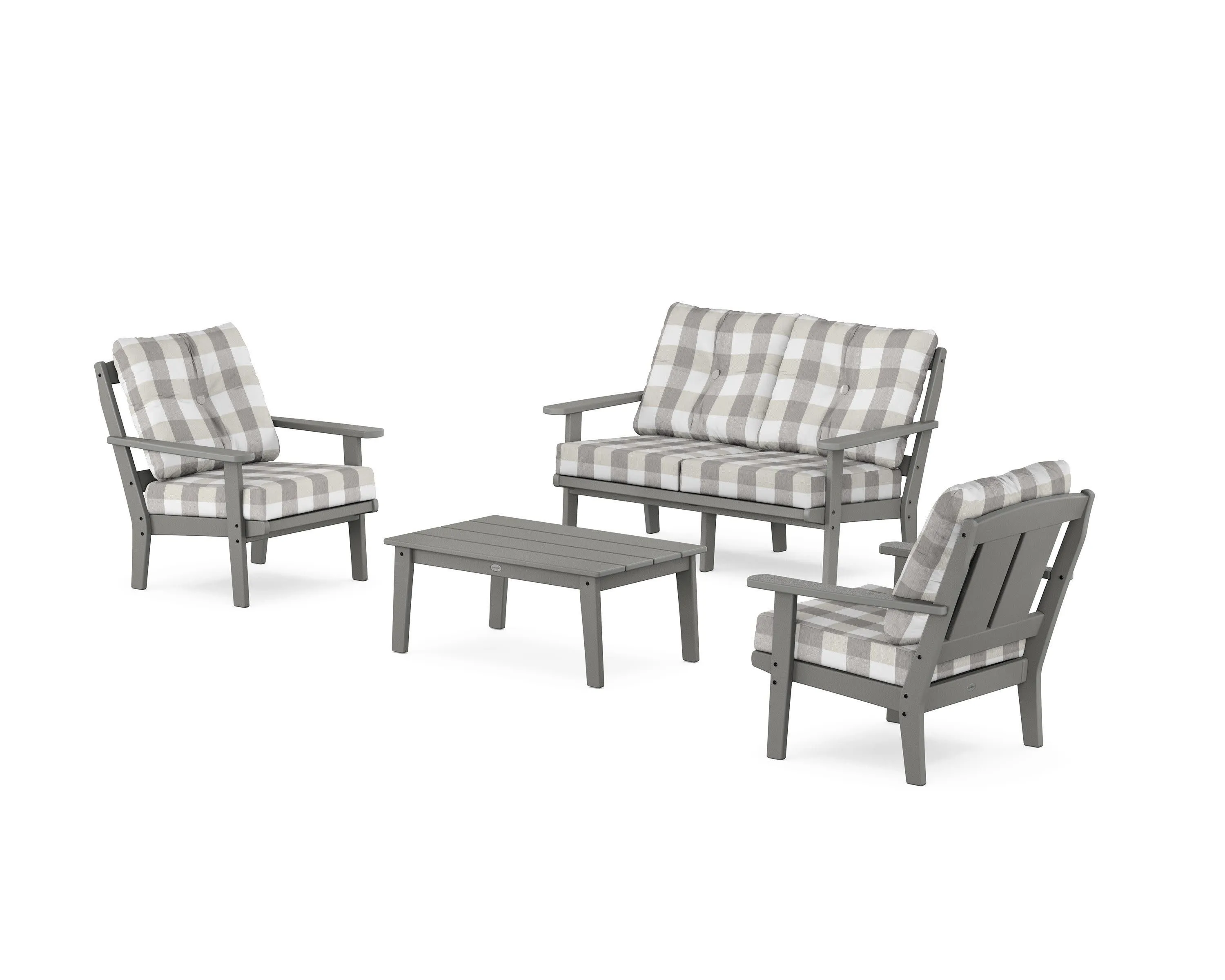 Mission 4-Piece Deep Seating Set with Loveseat