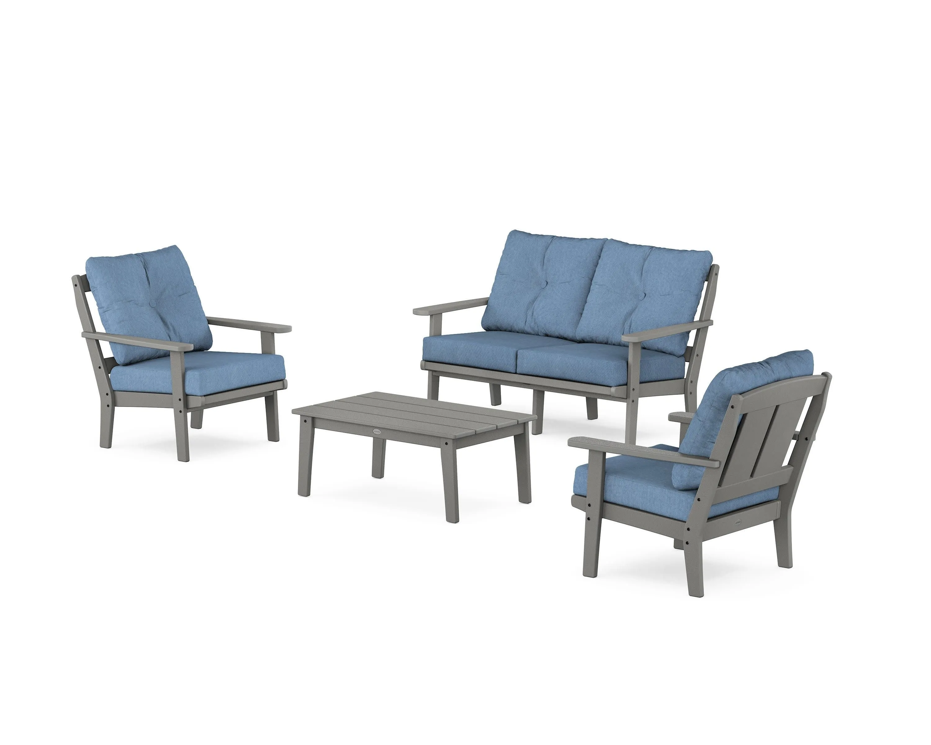 Mission 4-Piece Deep Seating Set with Loveseat