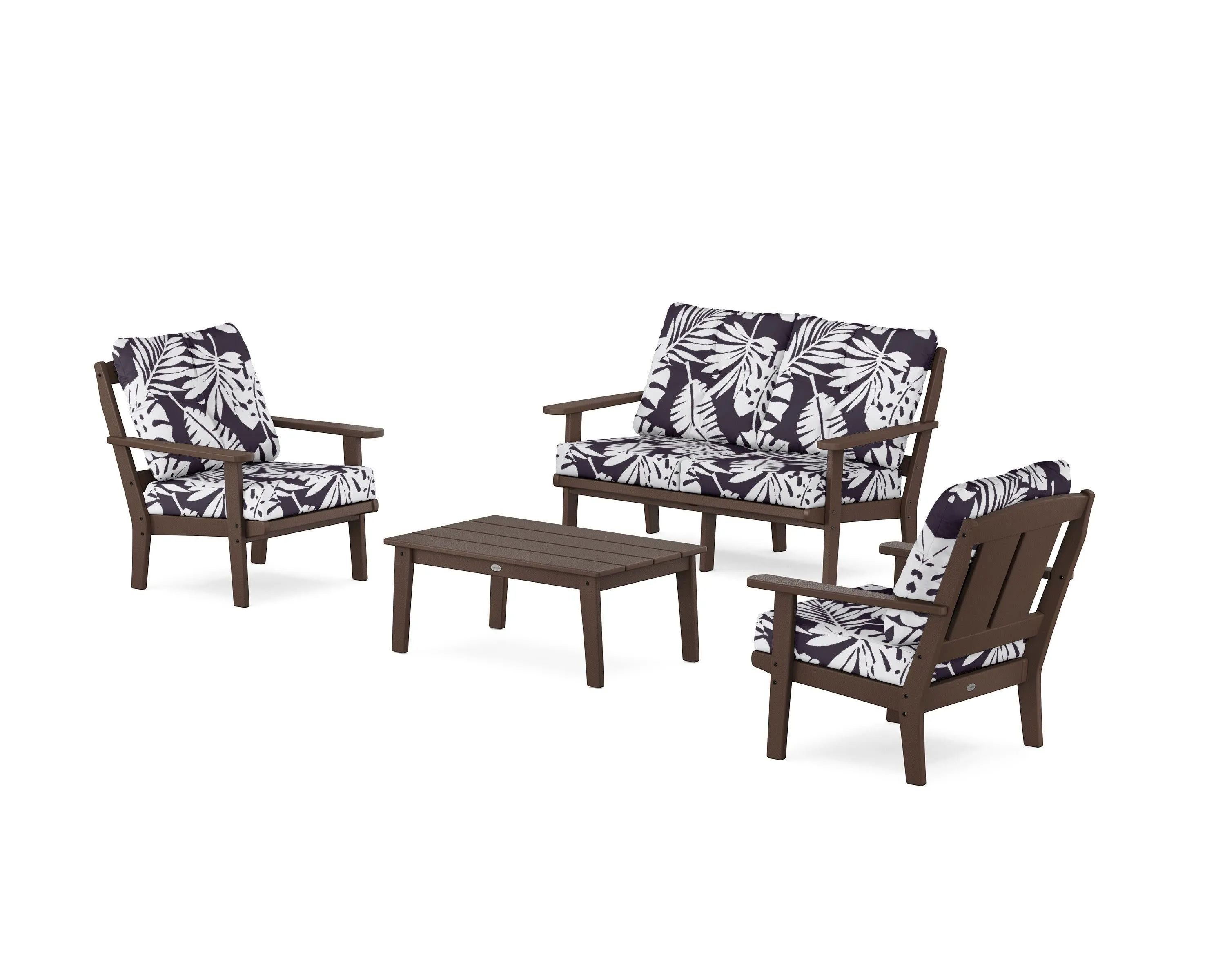 Mission 4-Piece Deep Seating Set with Loveseat