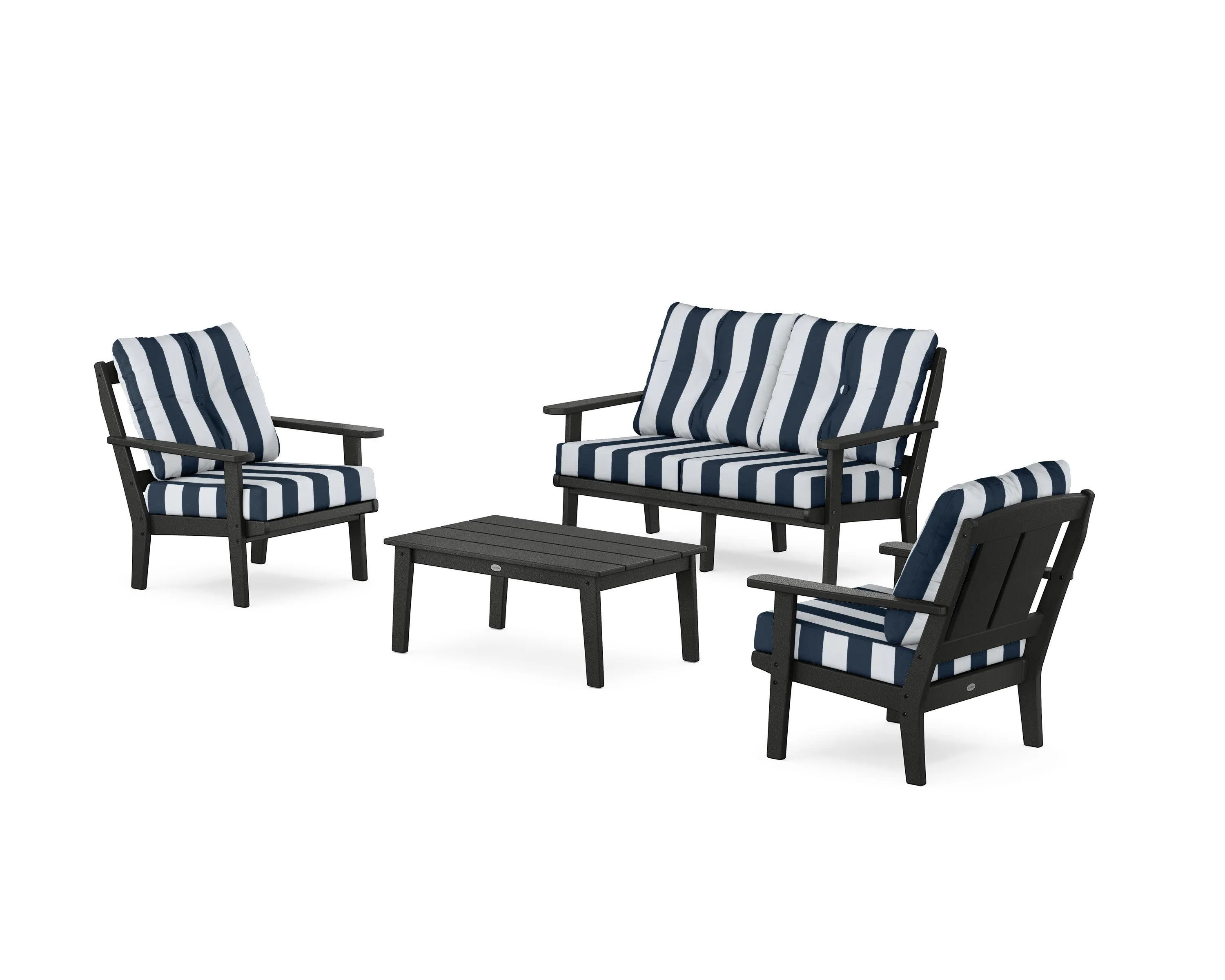 Mission 4-Piece Deep Seating Set with Loveseat