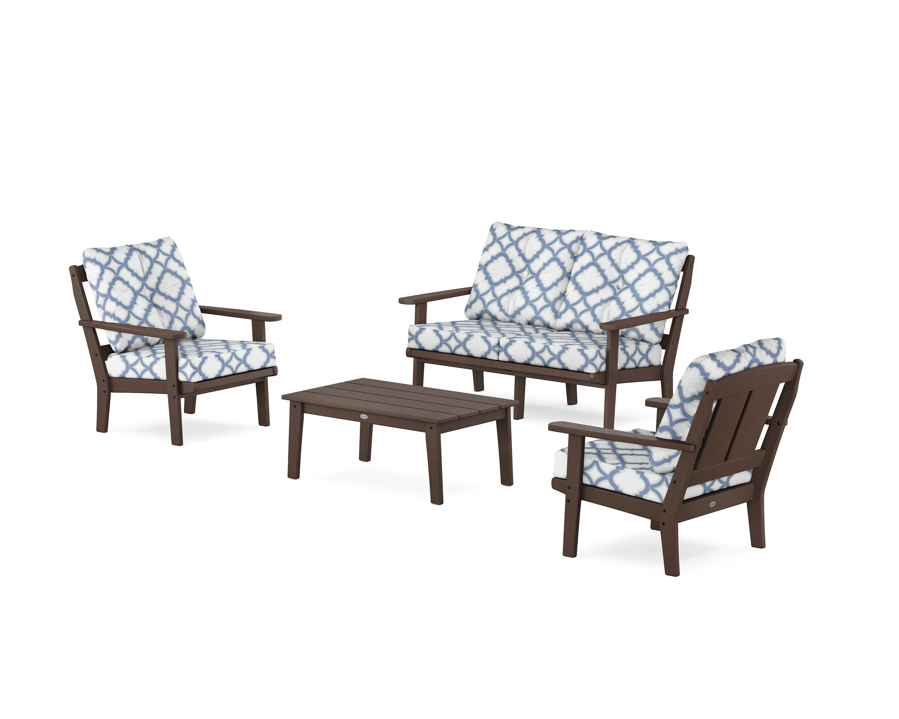 Mission 4-Piece Deep Seating Set with Loveseat
