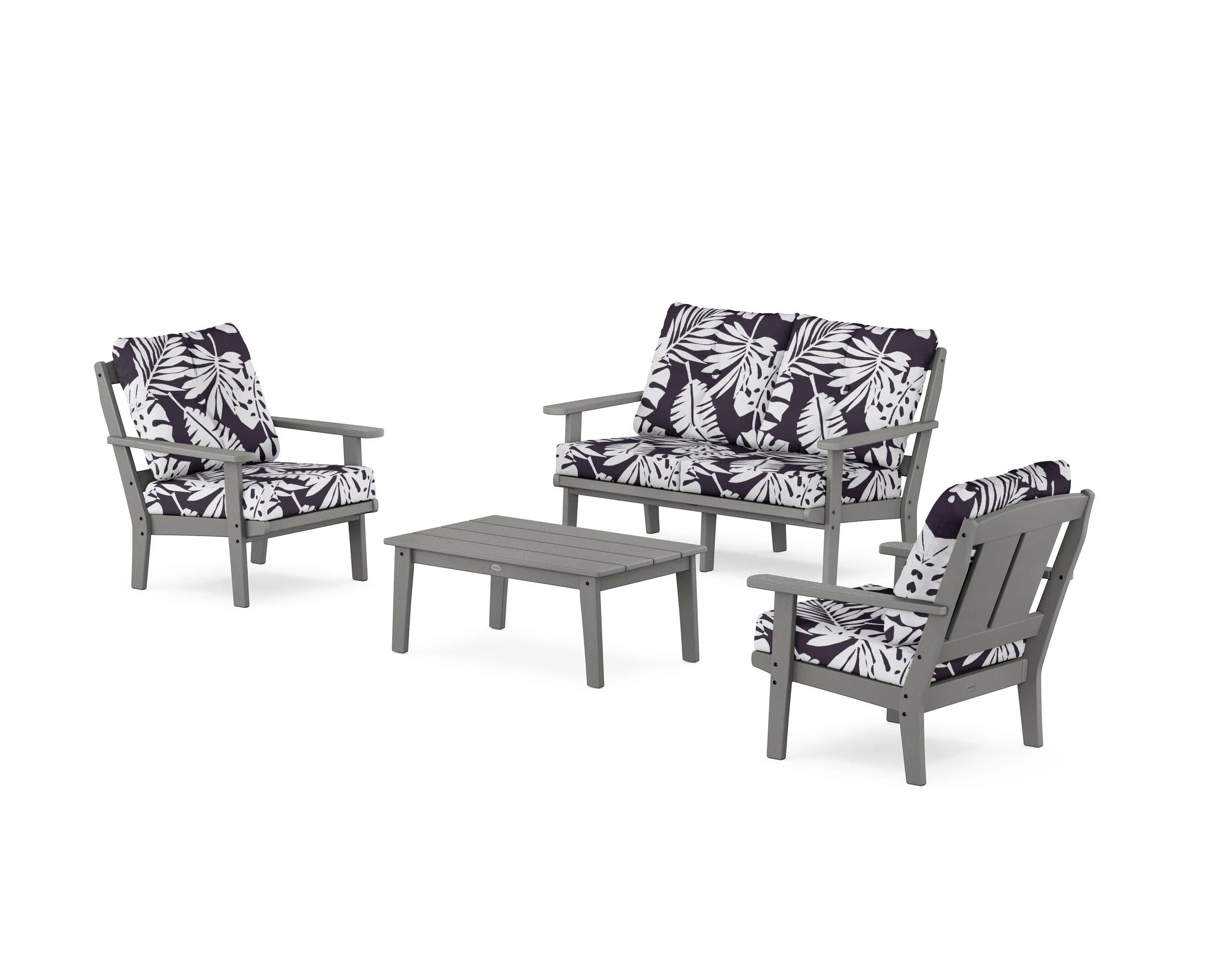 Mission 4-Piece Deep Seating Set with Loveseat