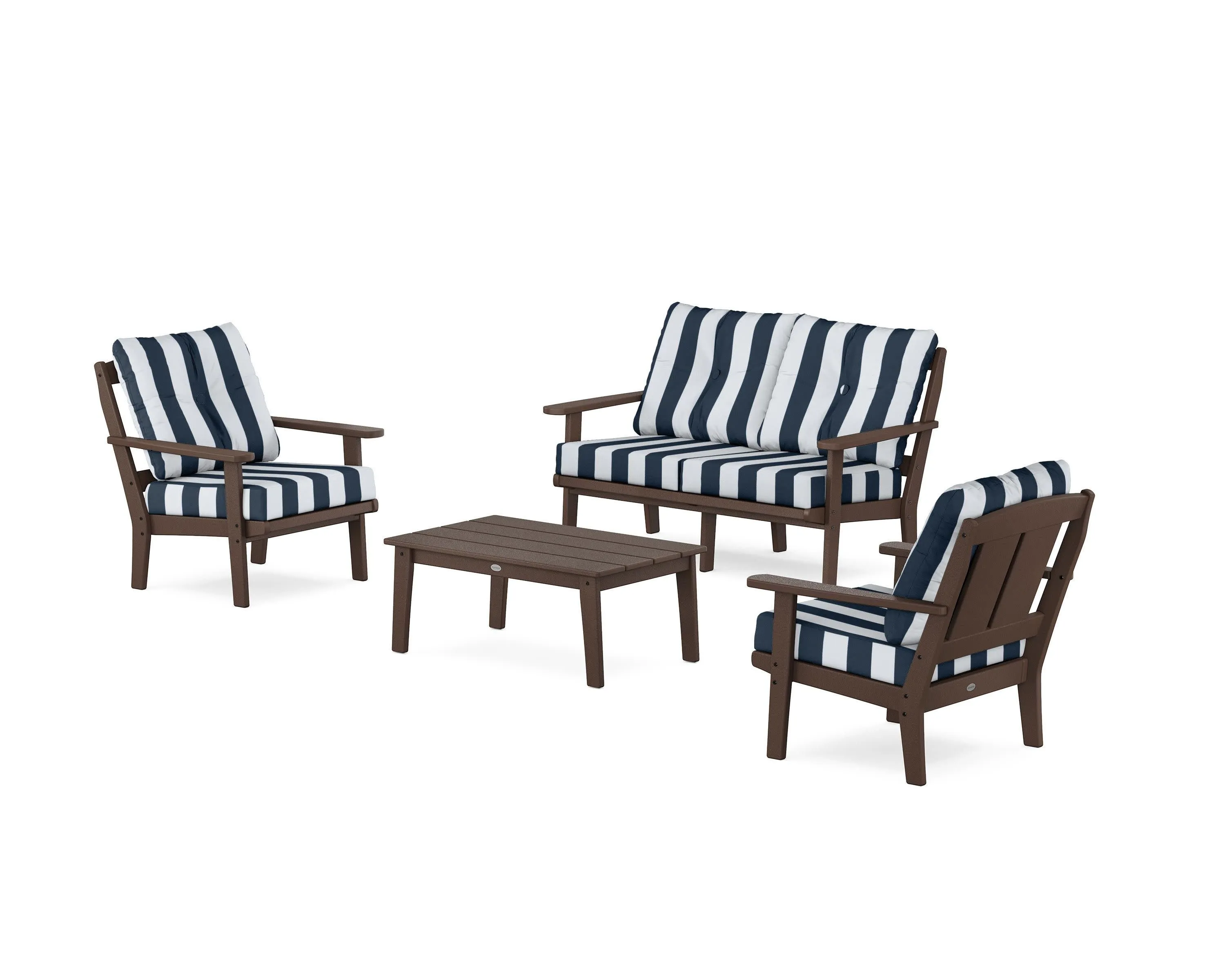 Mission 4-Piece Deep Seating Set with Loveseat
