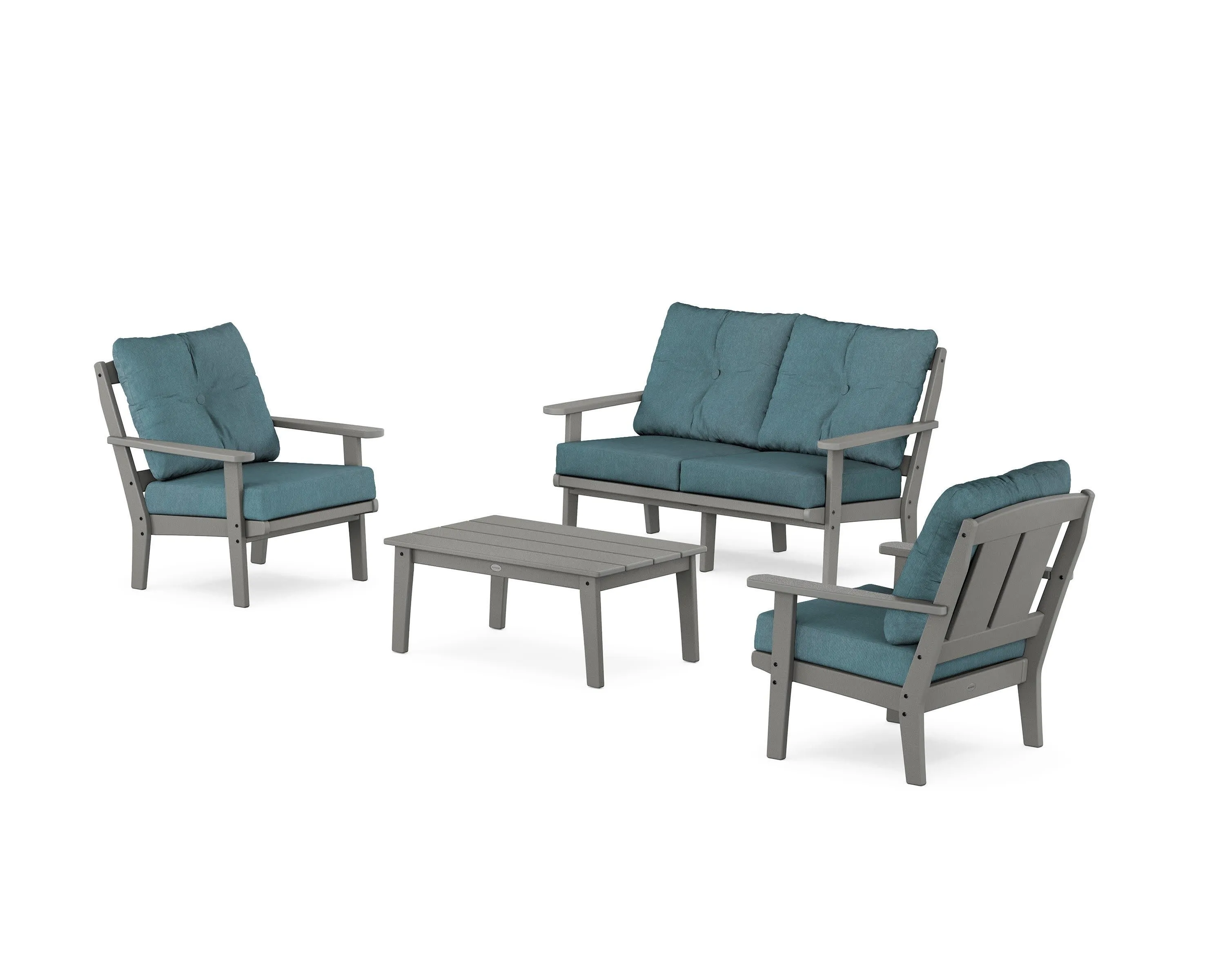 Mission 4-Piece Deep Seating Set with Loveseat
