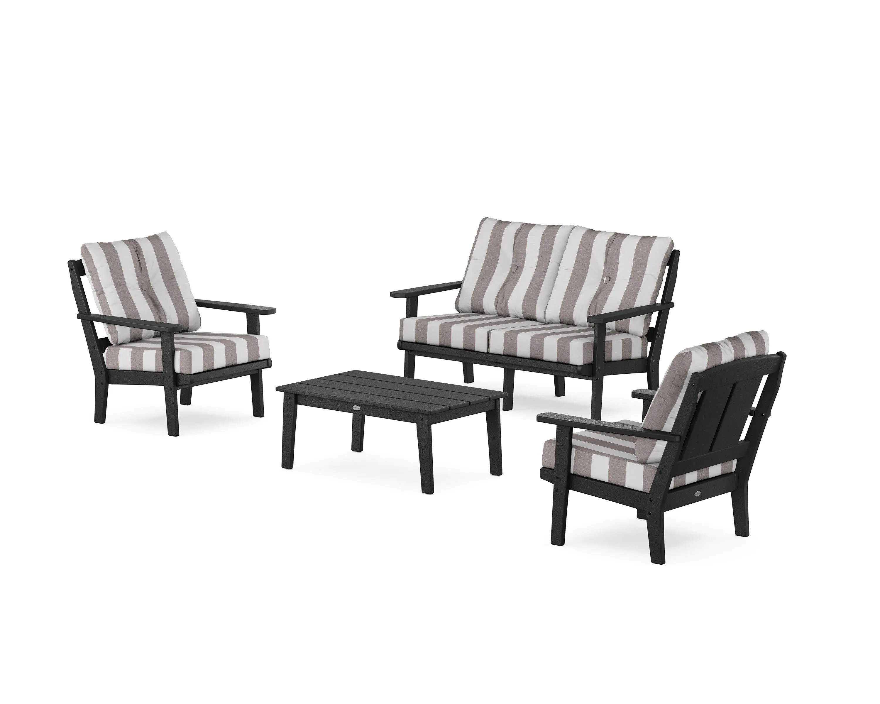 Mission 4-Piece Deep Seating Set with Loveseat