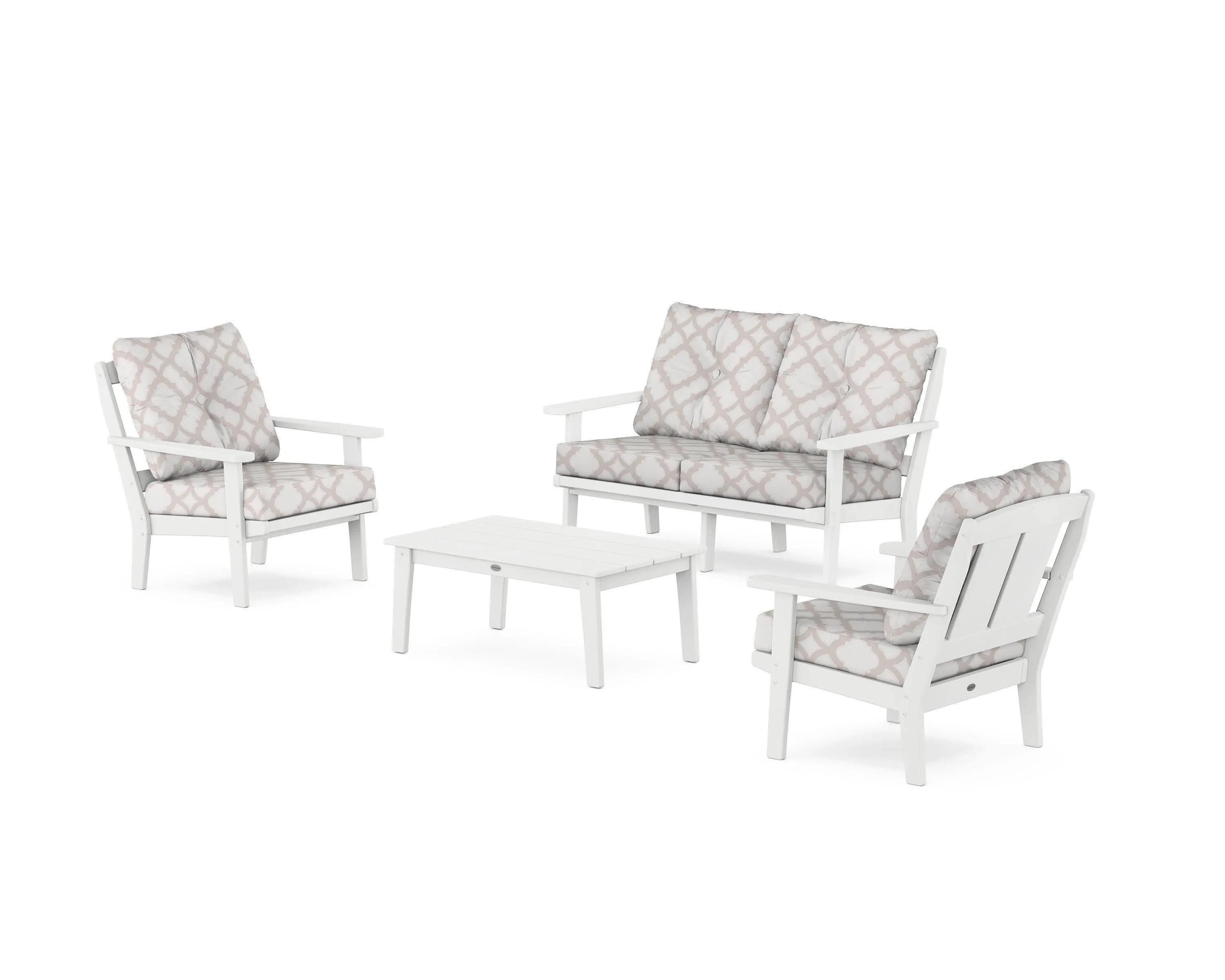 Mission 4-Piece Deep Seating Set with Loveseat