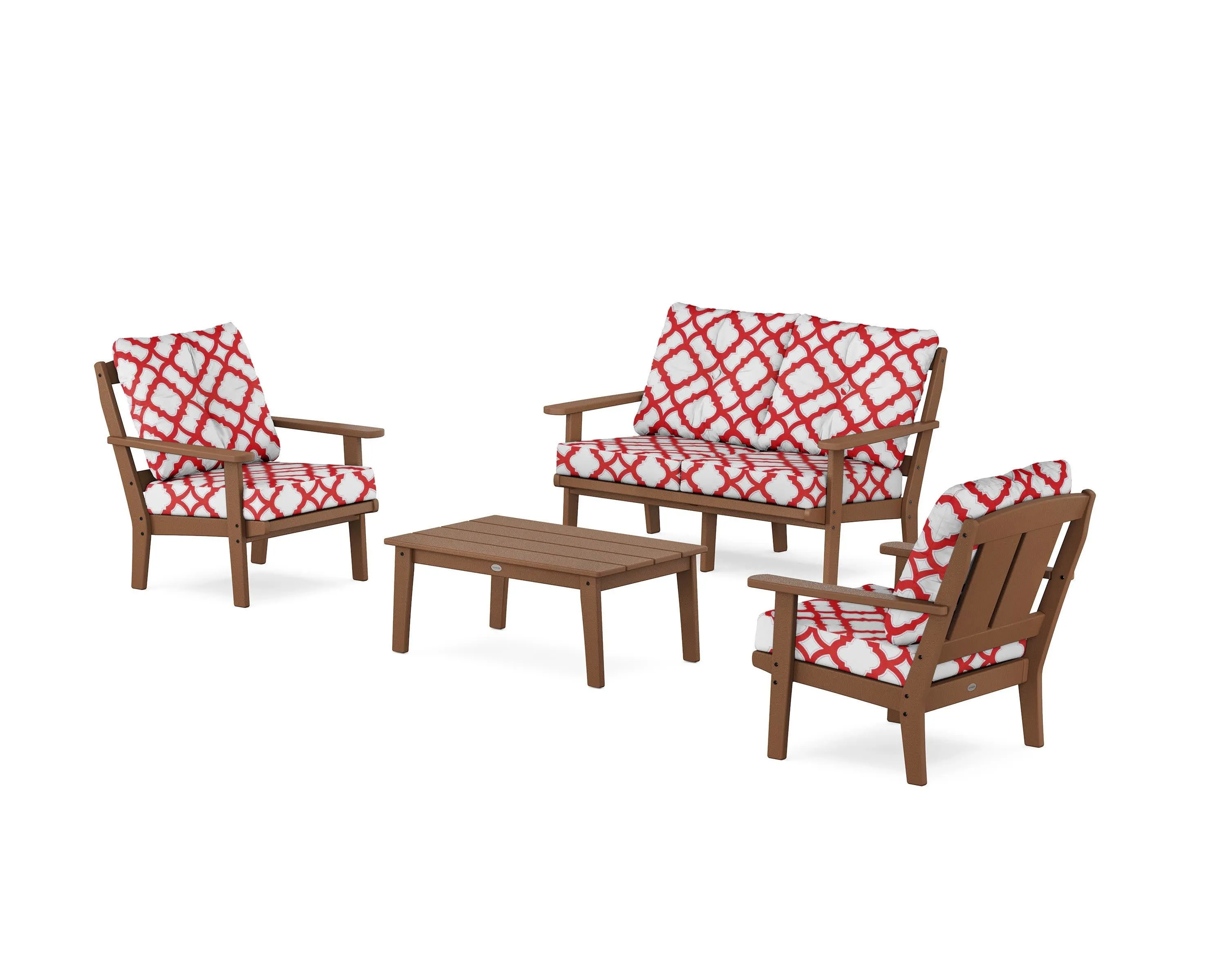 Mission 4-Piece Deep Seating Set with Loveseat