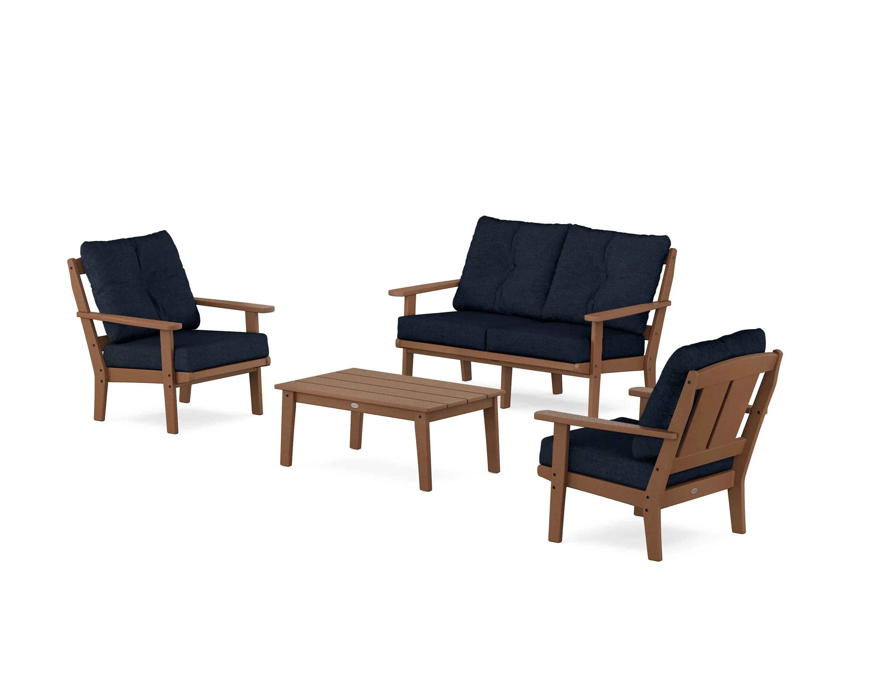 Mission 4-Piece Deep Seating Set with Loveseat