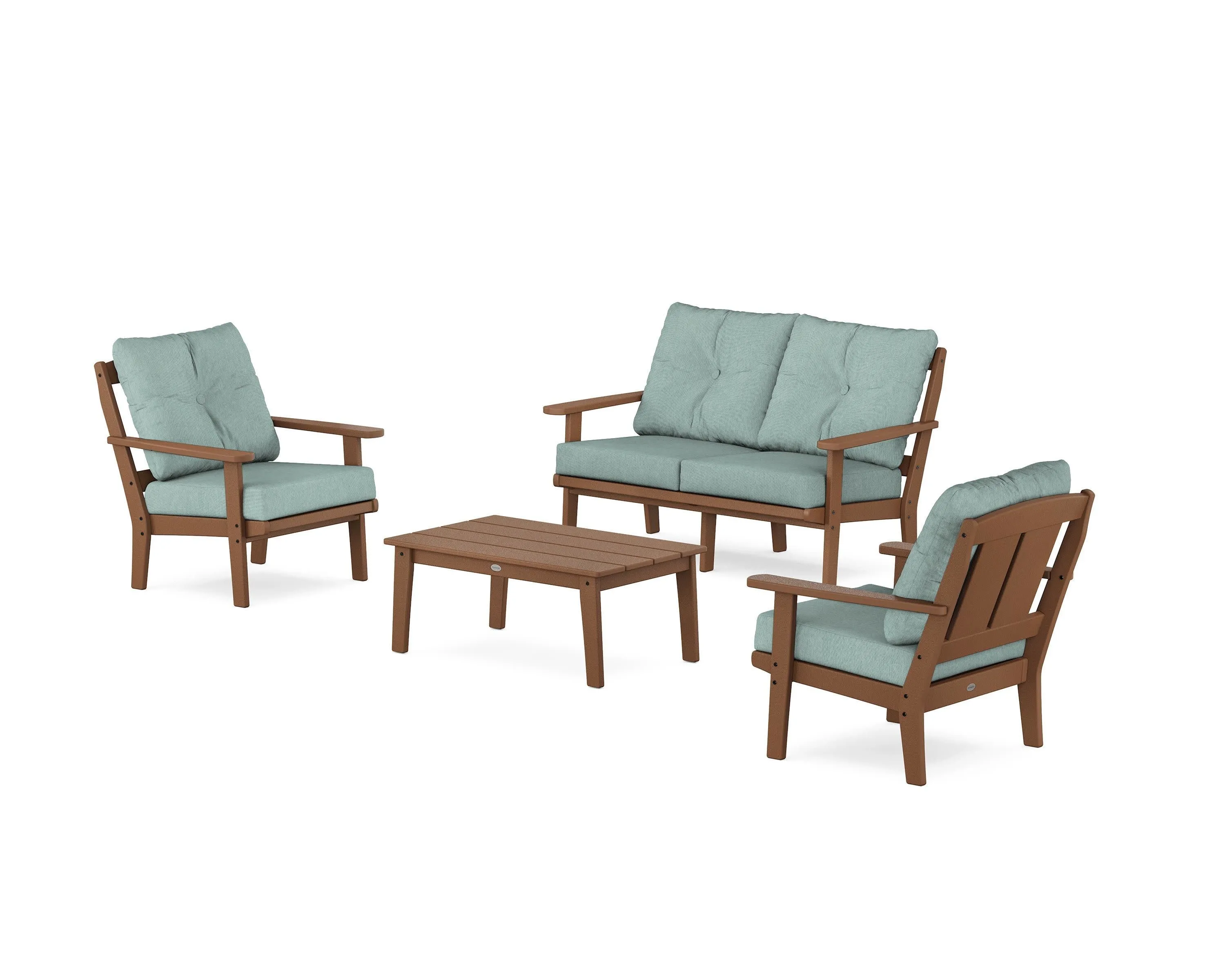 Mission 4-Piece Deep Seating Set with Loveseat