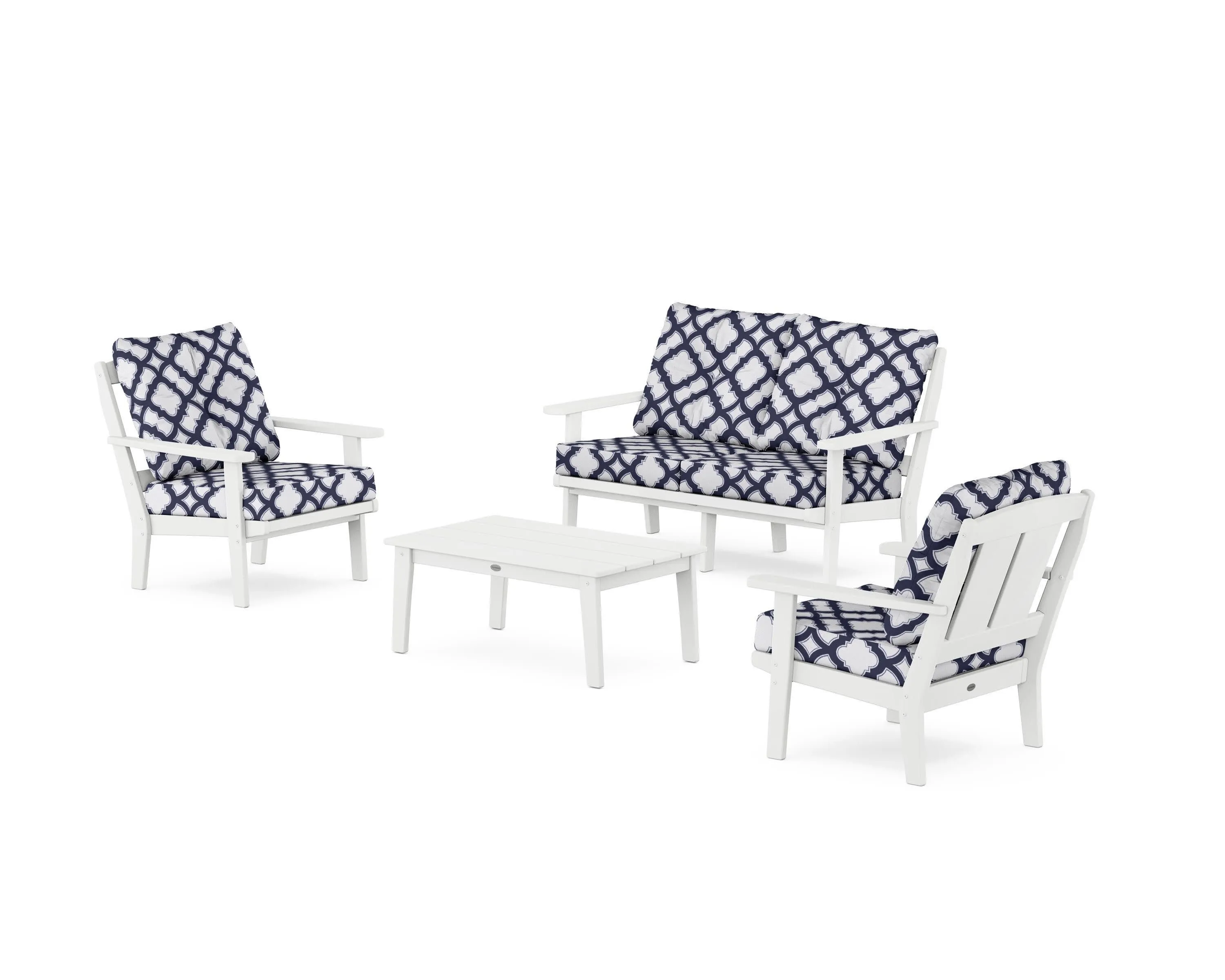 Mission 4-Piece Deep Seating Set with Loveseat