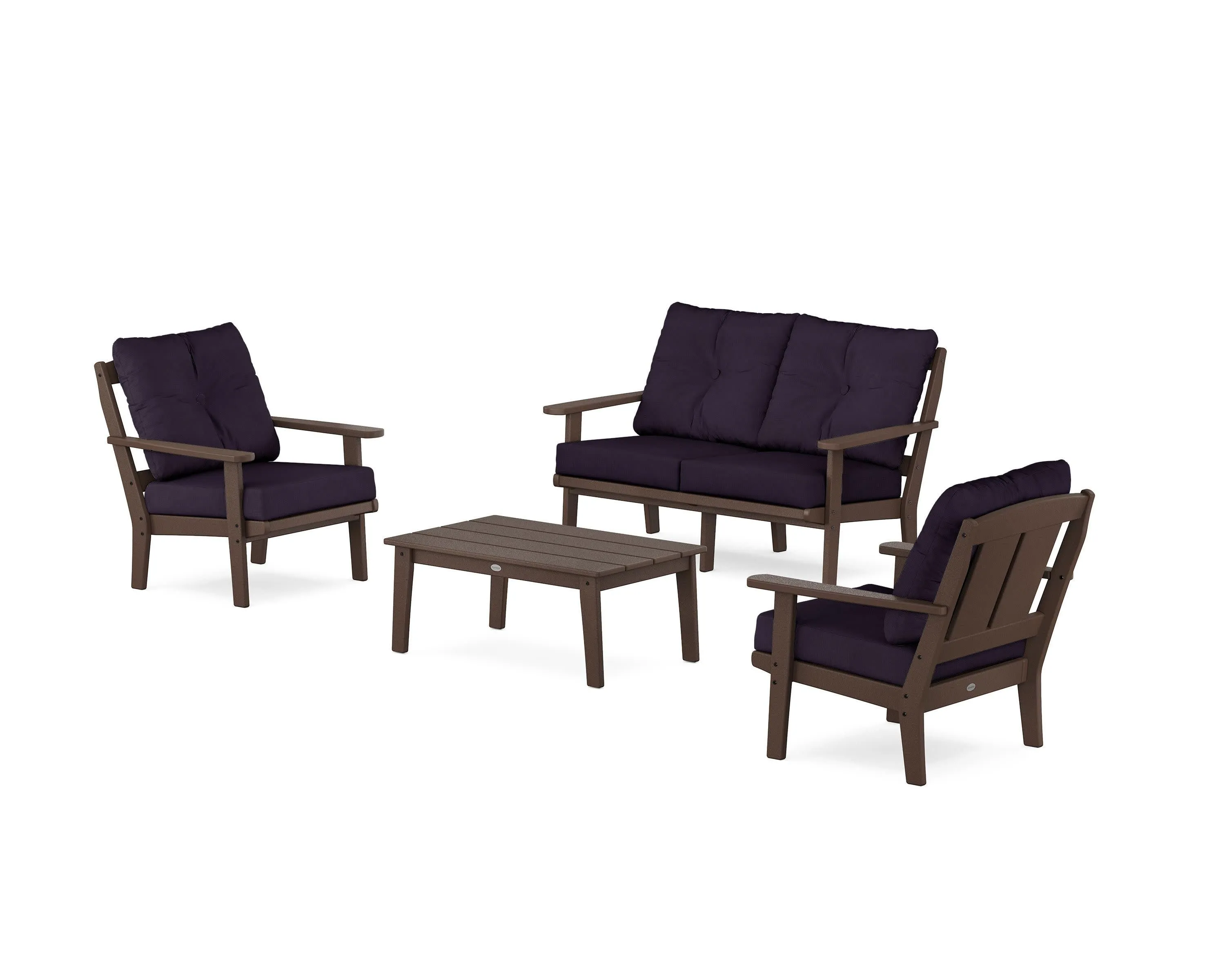 Mission 4-Piece Deep Seating Set with Loveseat
