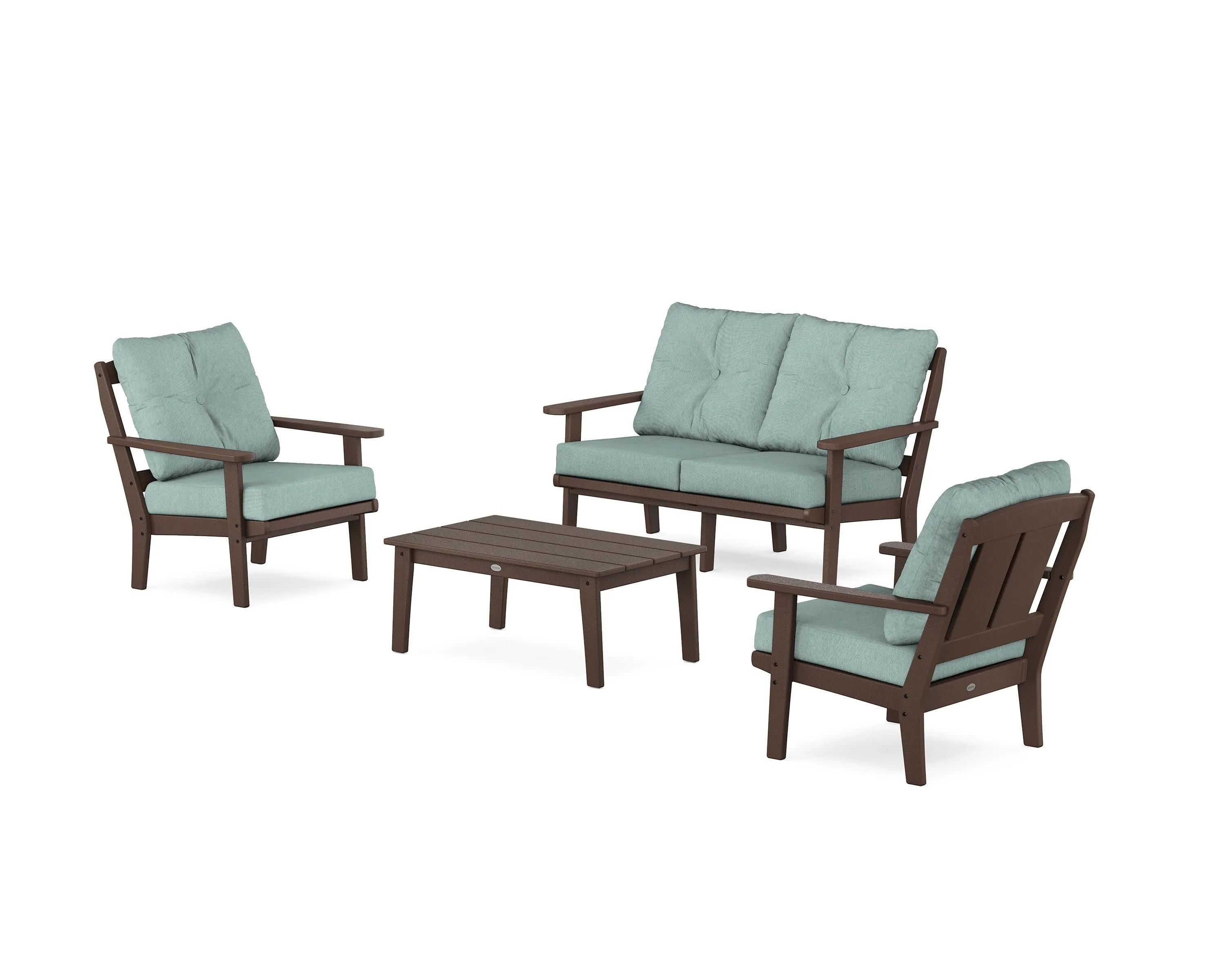 Mission 4-Piece Deep Seating Set with Loveseat