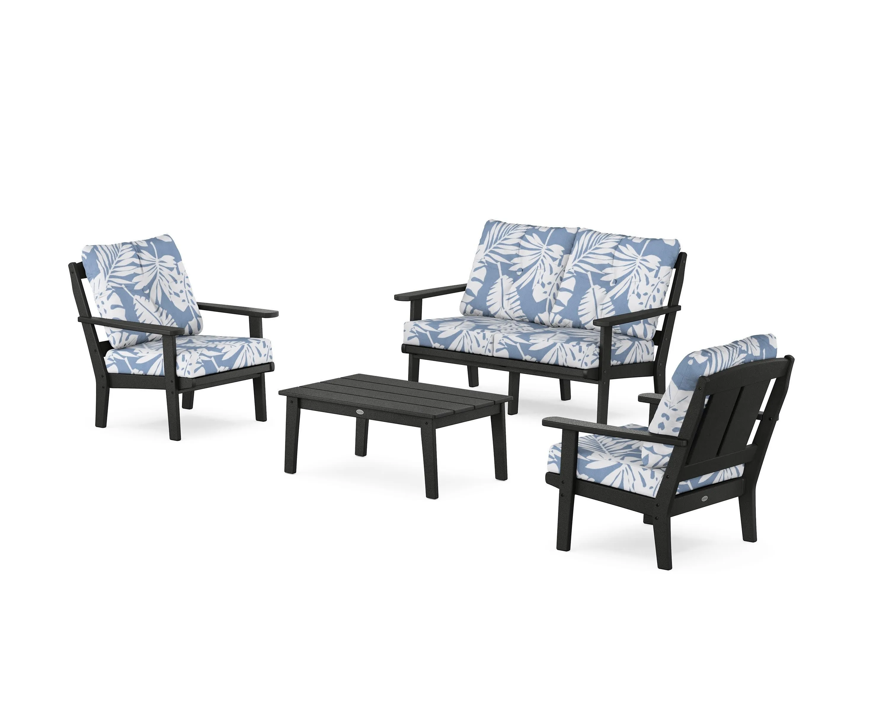 Mission 4-Piece Deep Seating Set with Loveseat