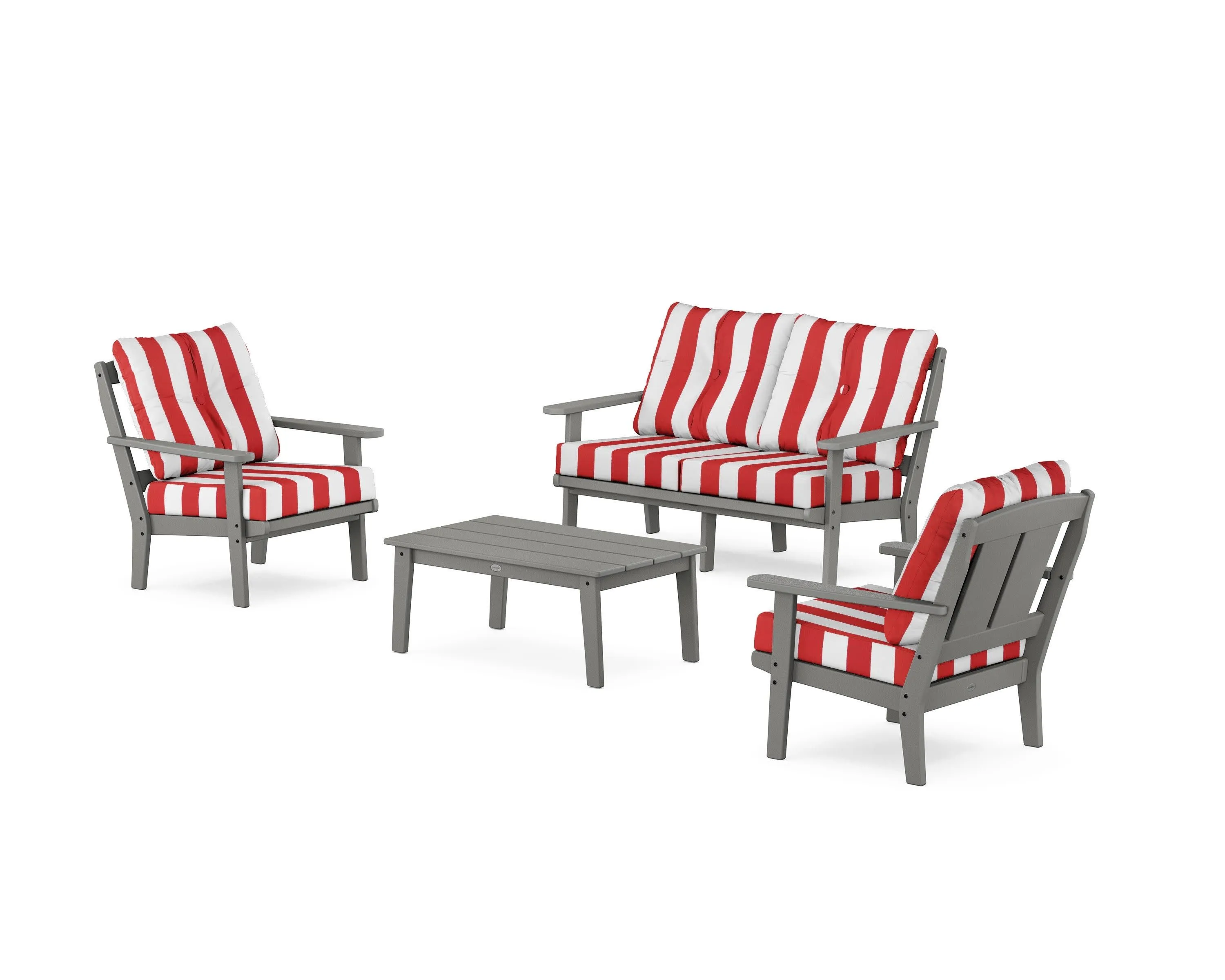 Mission 4-Piece Deep Seating Set with Loveseat