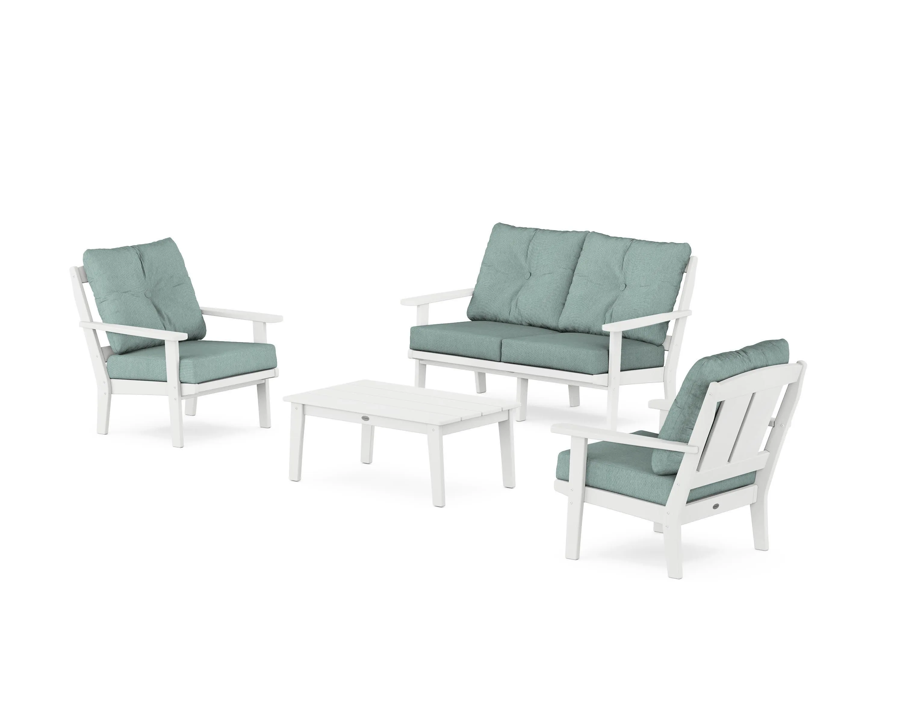 Mission 4-Piece Deep Seating Set with Loveseat
