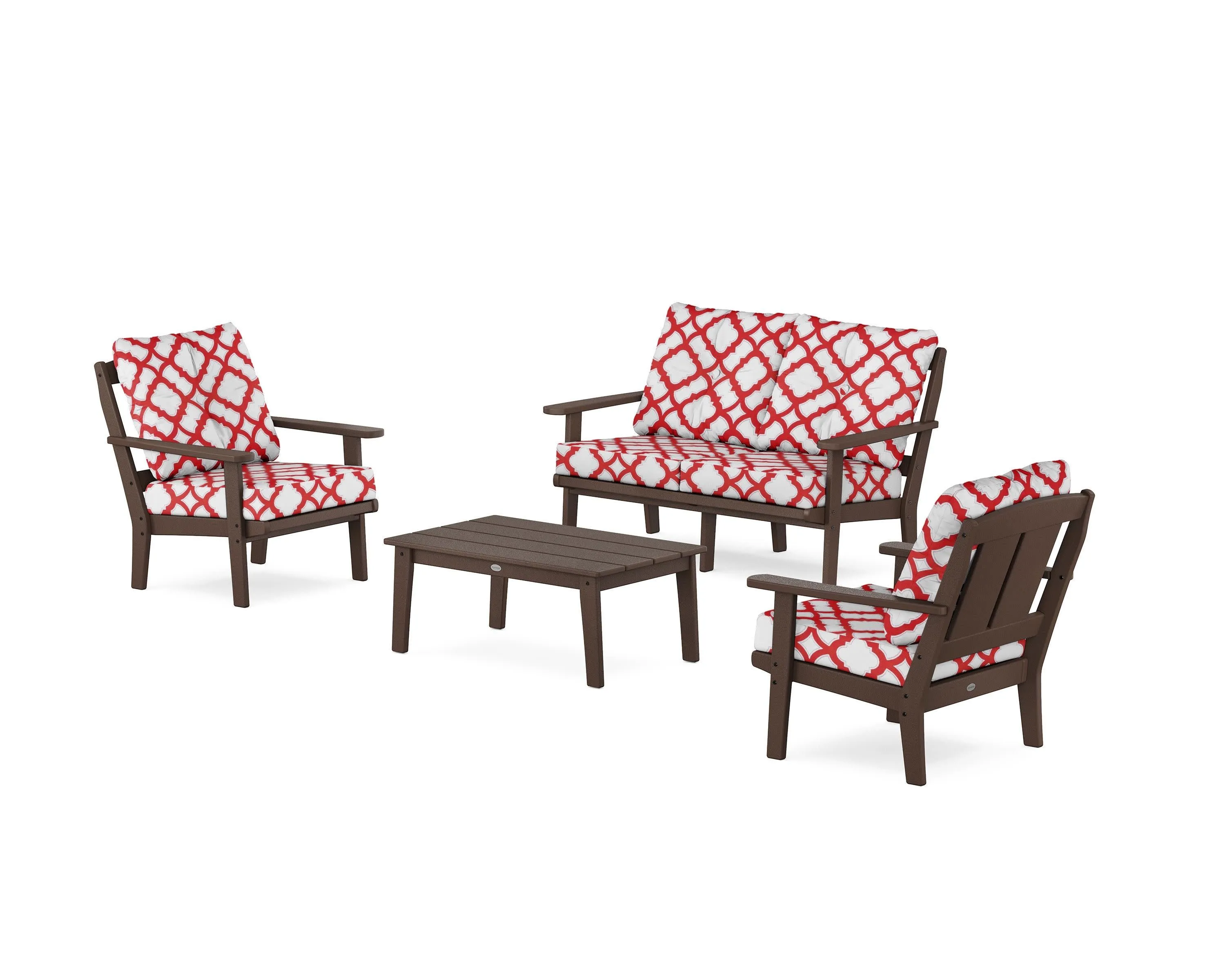 Mission 4-Piece Deep Seating Set with Loveseat