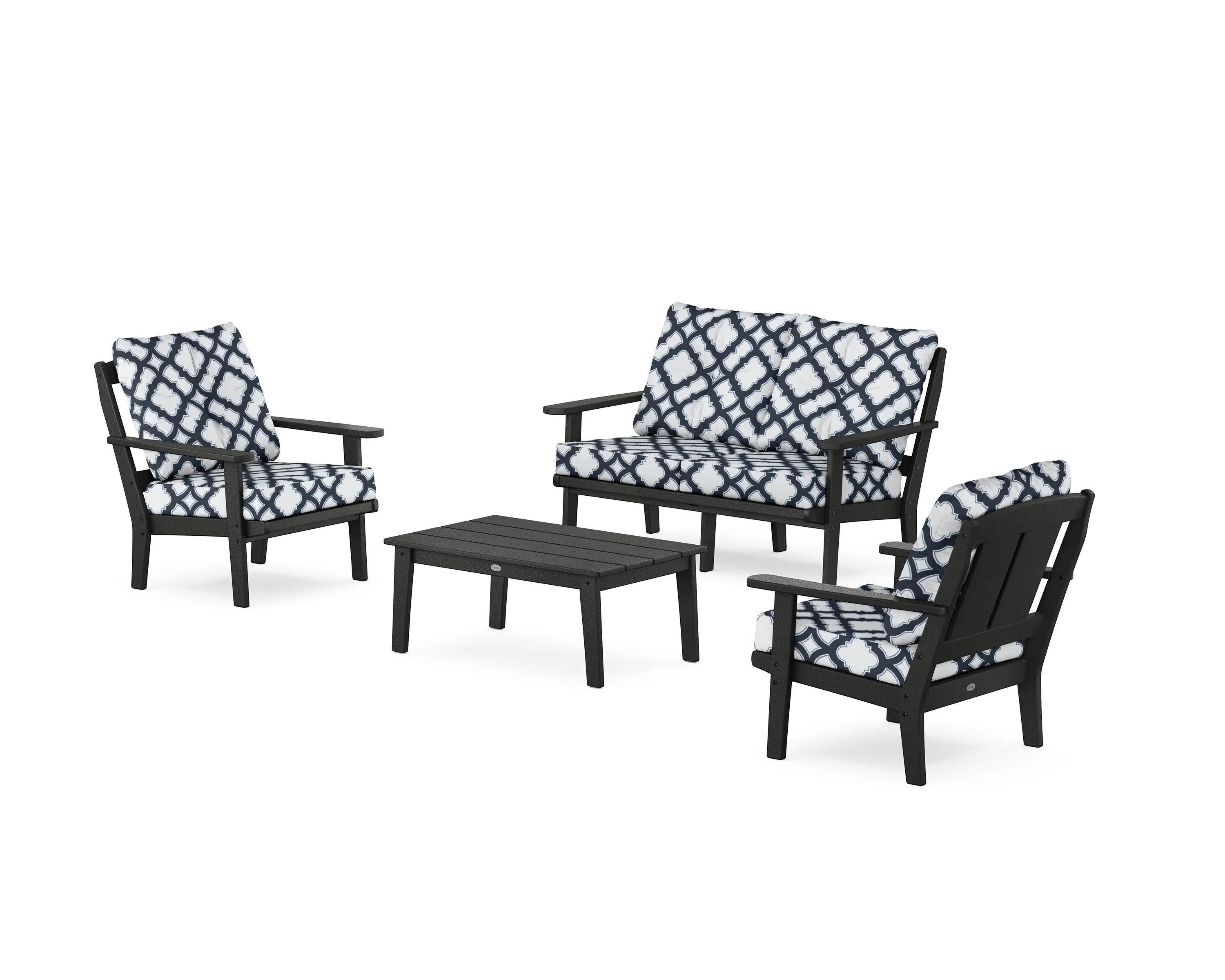 Mission 4-Piece Deep Seating Set with Loveseat