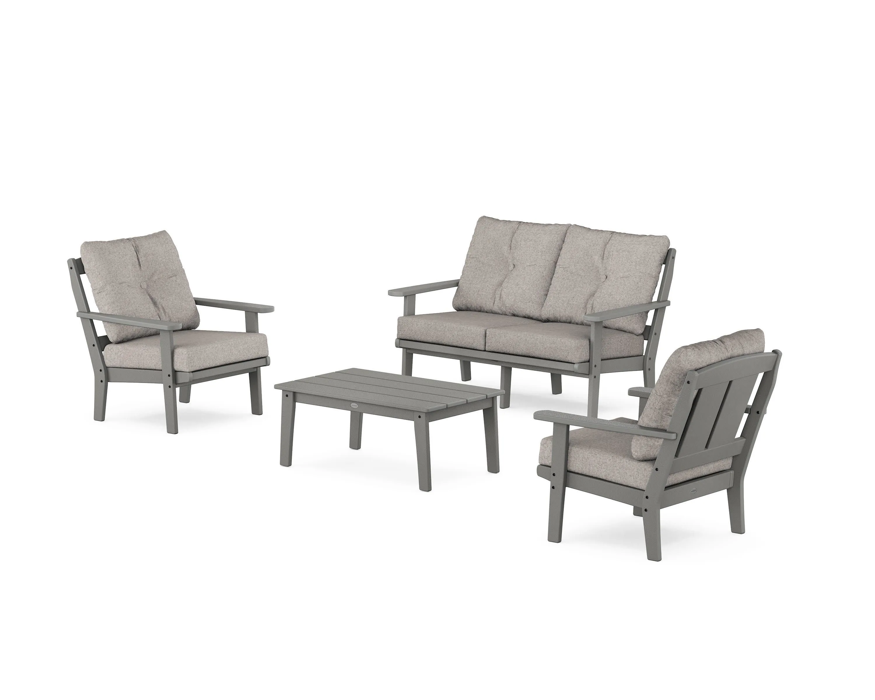 Mission 4-Piece Deep Seating Set with Loveseat