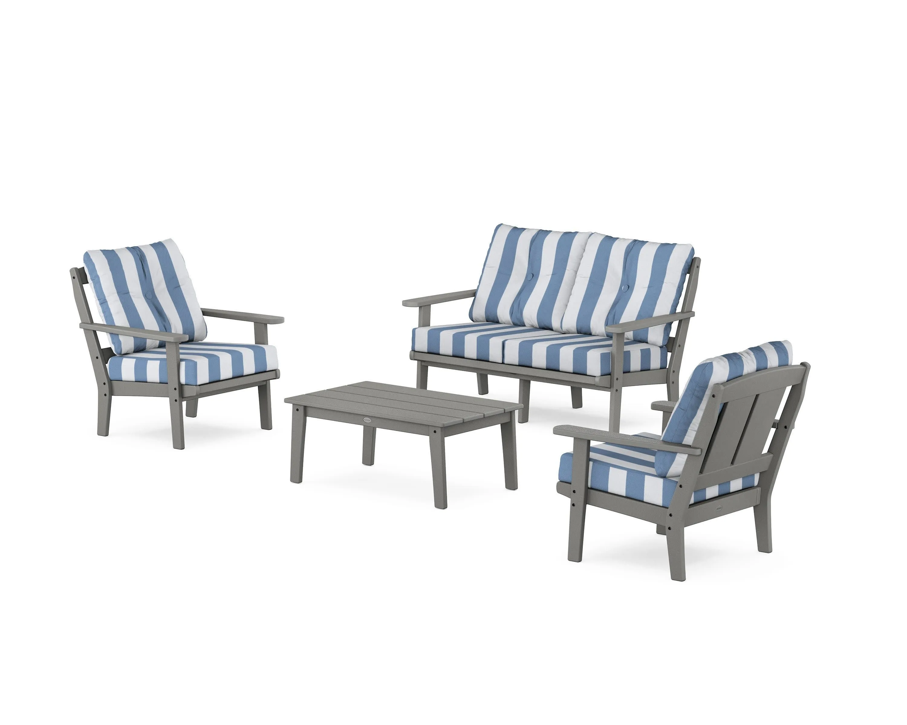Mission 4-Piece Deep Seating Set with Loveseat