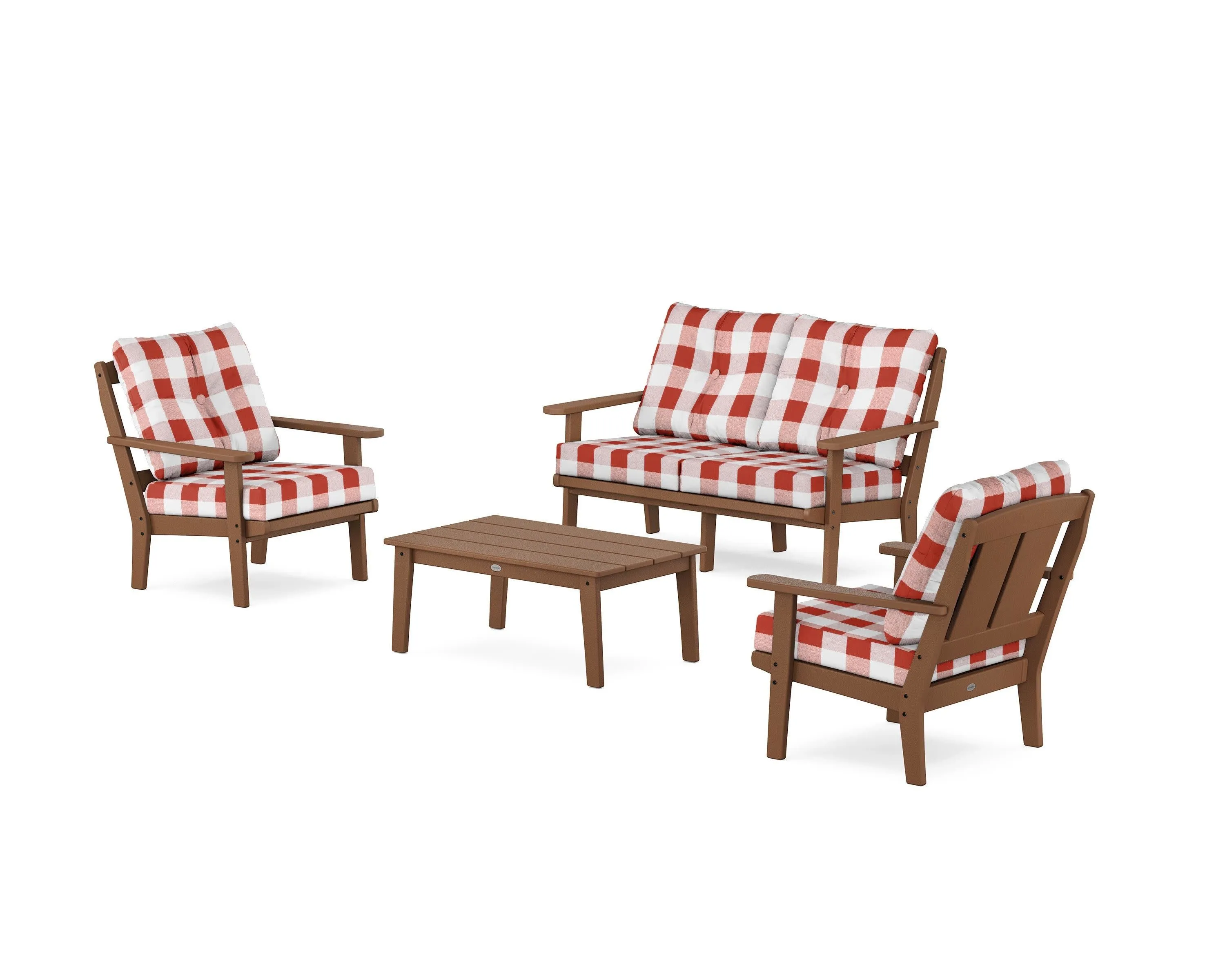 Mission 4-Piece Deep Seating Set with Loveseat