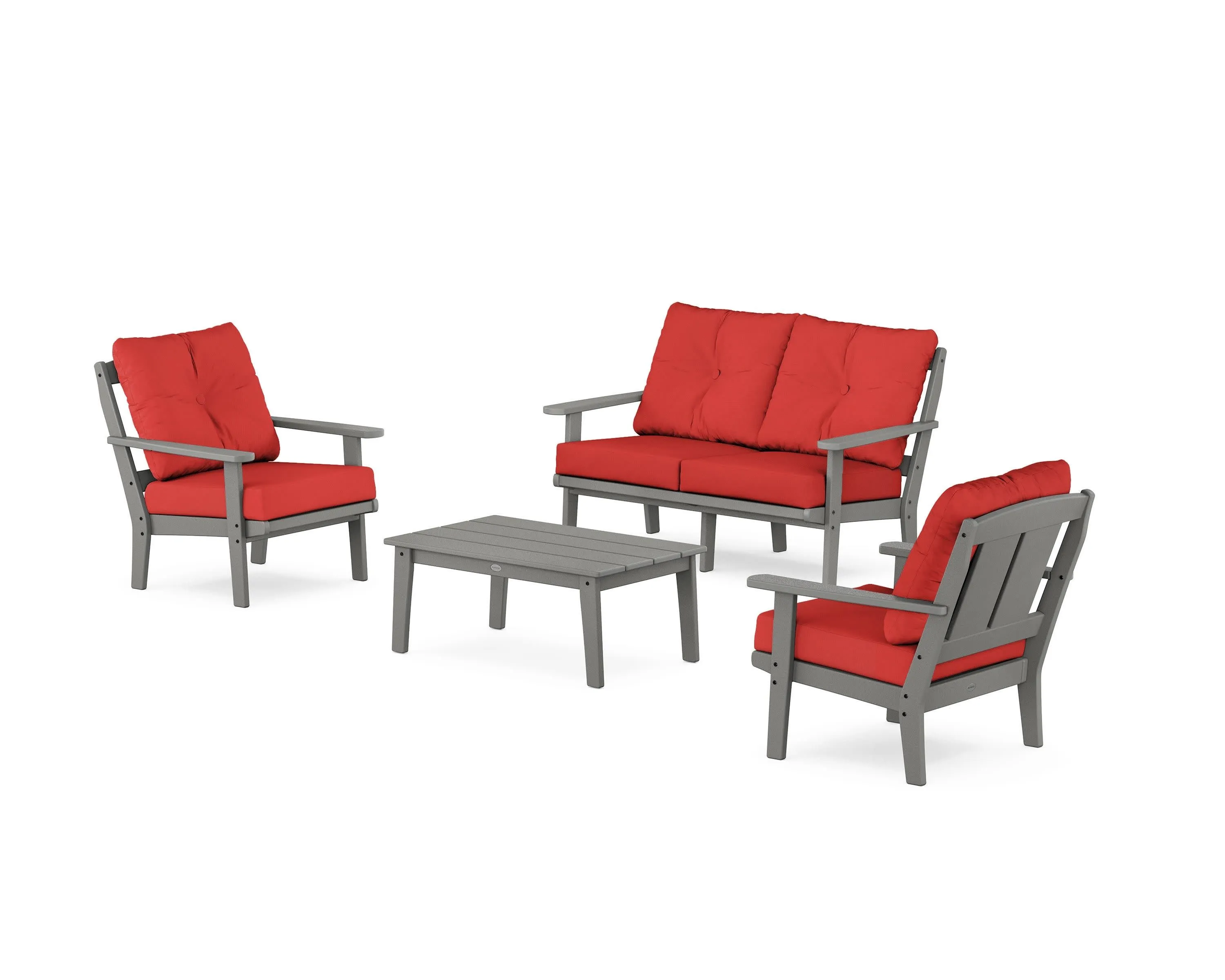 Mission 4-Piece Deep Seating Set with Loveseat