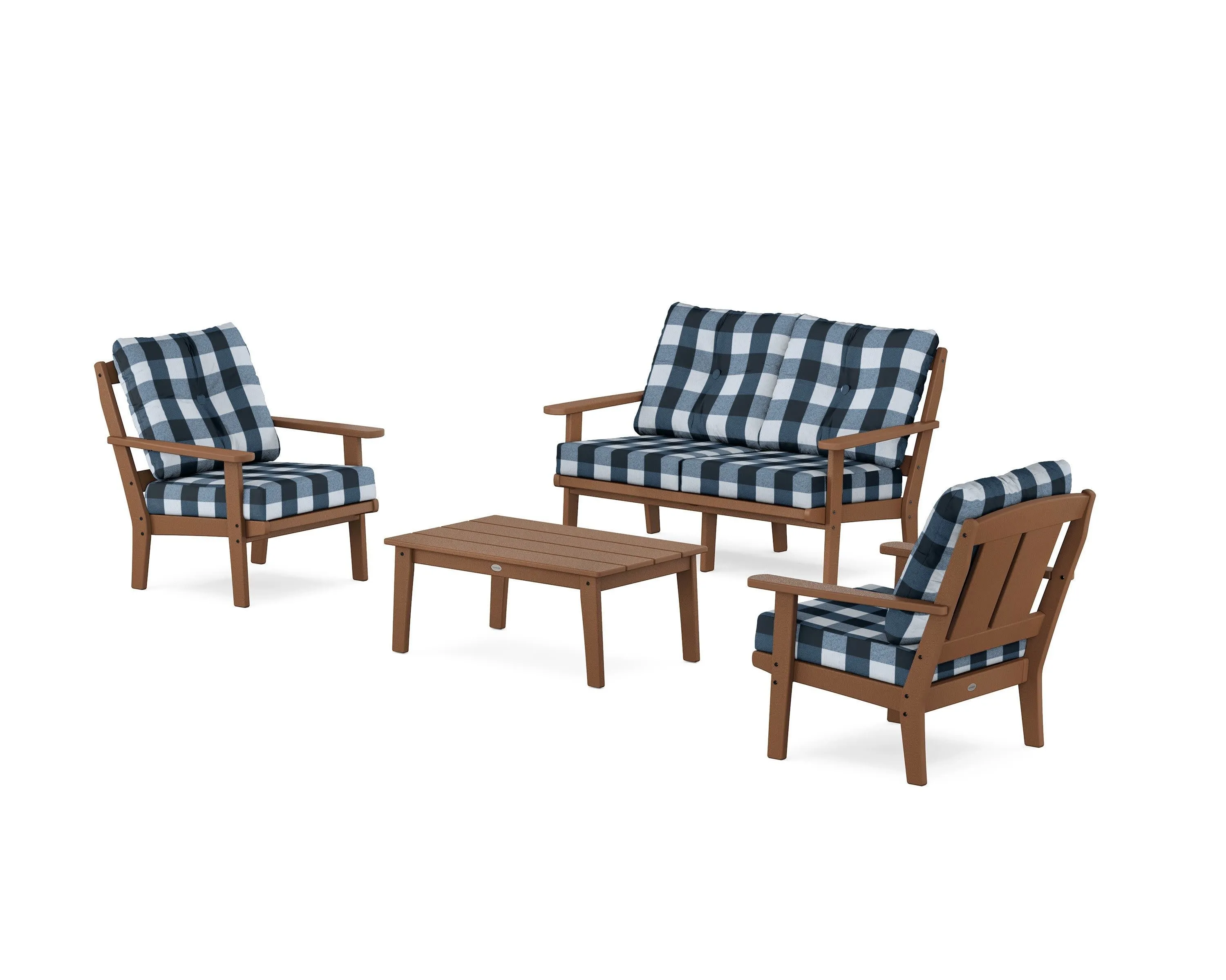 Mission 4-Piece Deep Seating Set with Loveseat