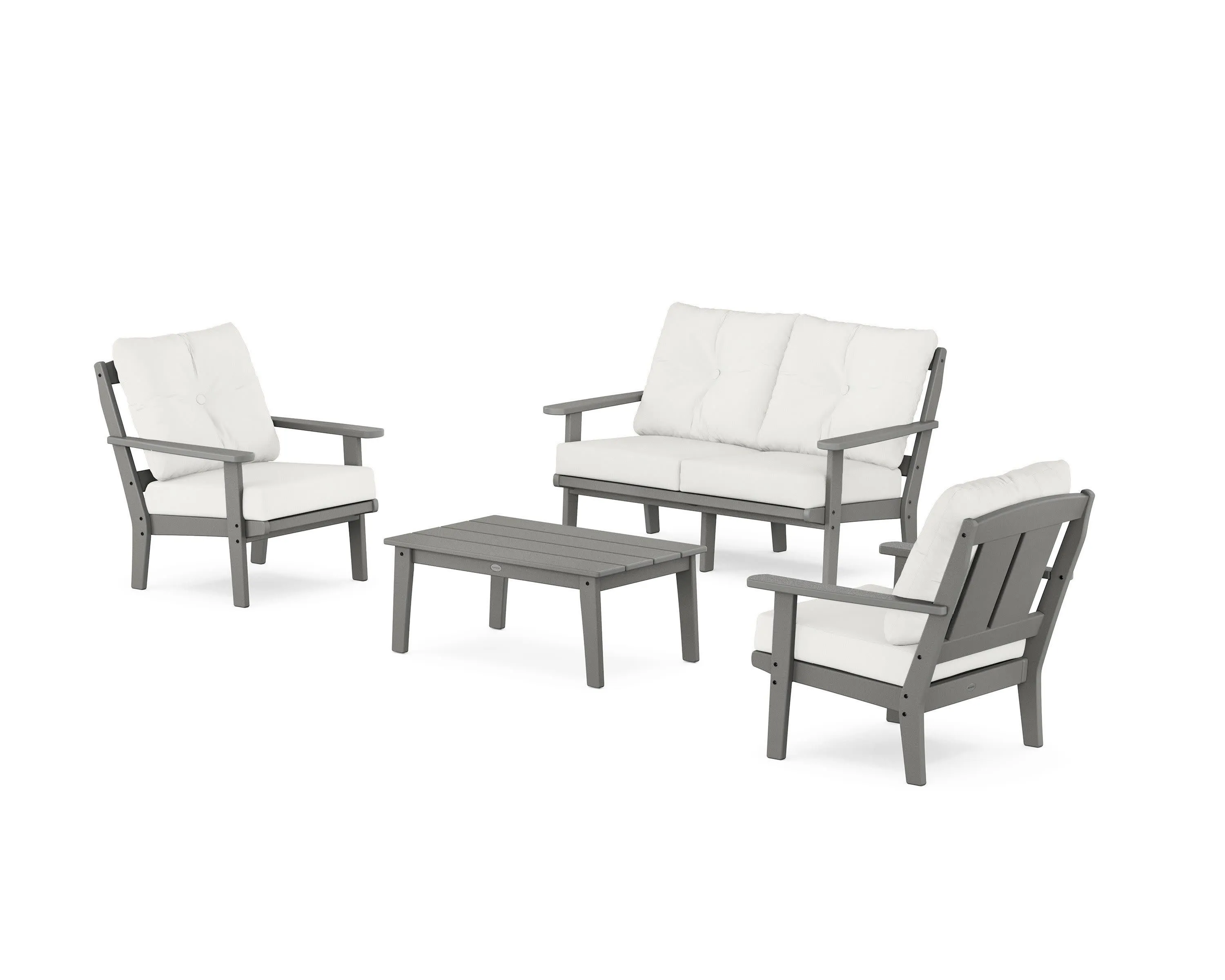 Mission 4-Piece Deep Seating Set with Loveseat