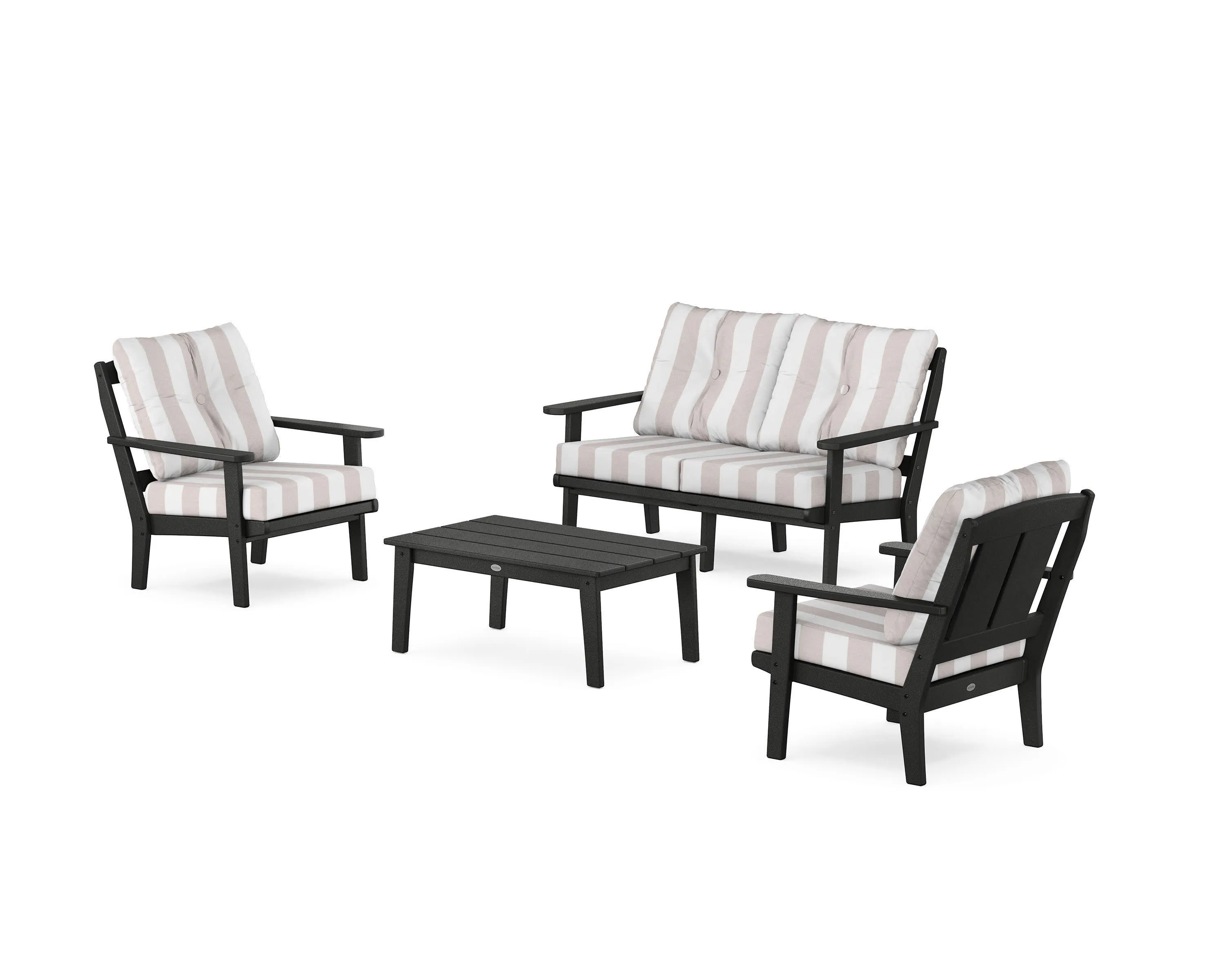 Mission 4-Piece Deep Seating Set with Loveseat