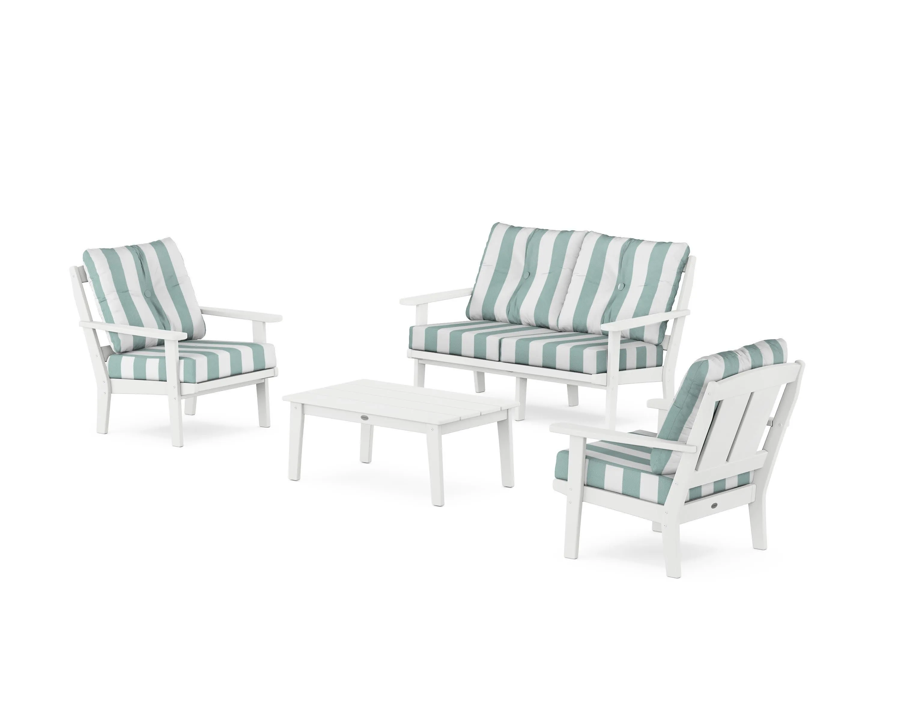 Mission 4-Piece Deep Seating Set with Loveseat