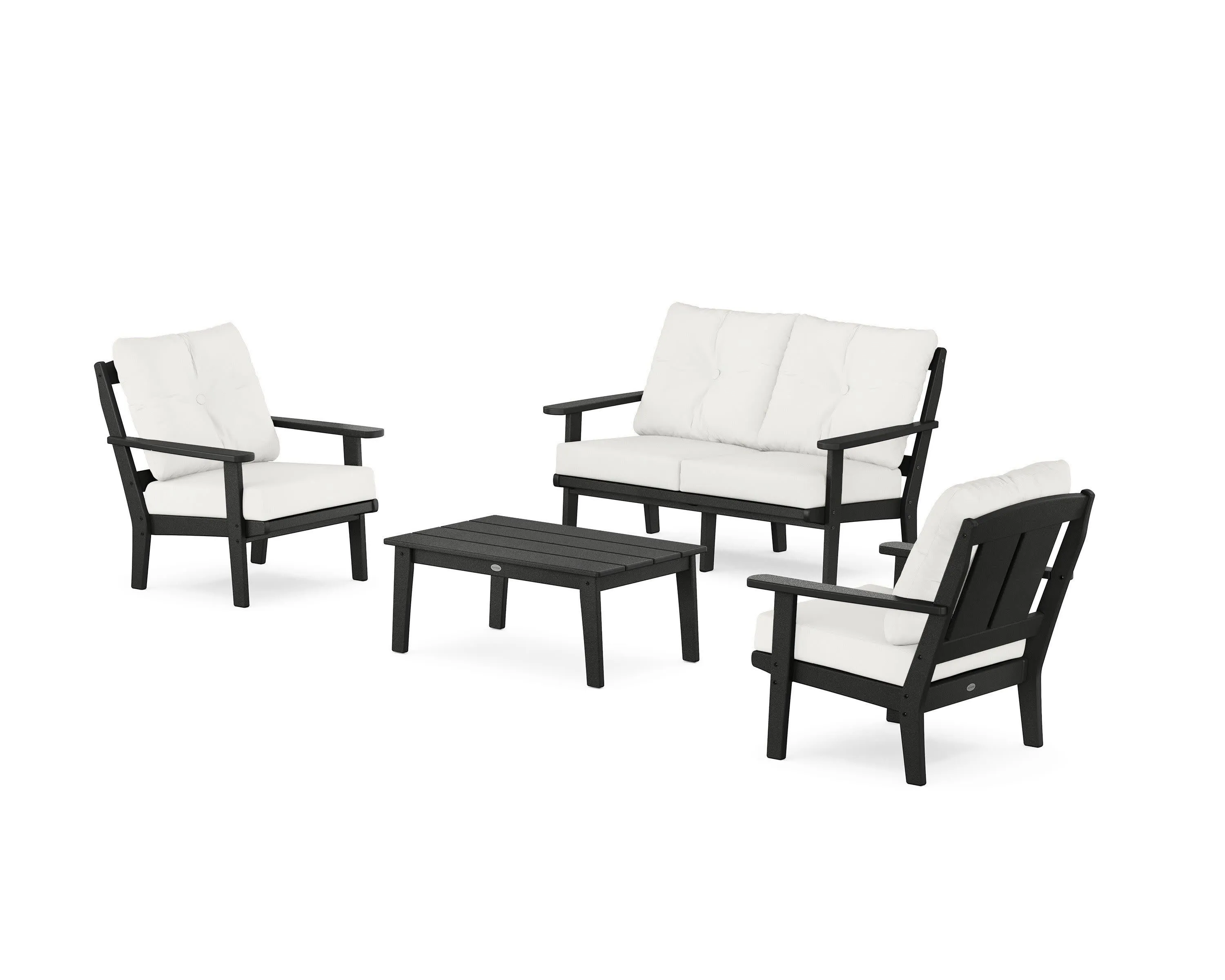 Mission 4-Piece Deep Seating Set with Loveseat