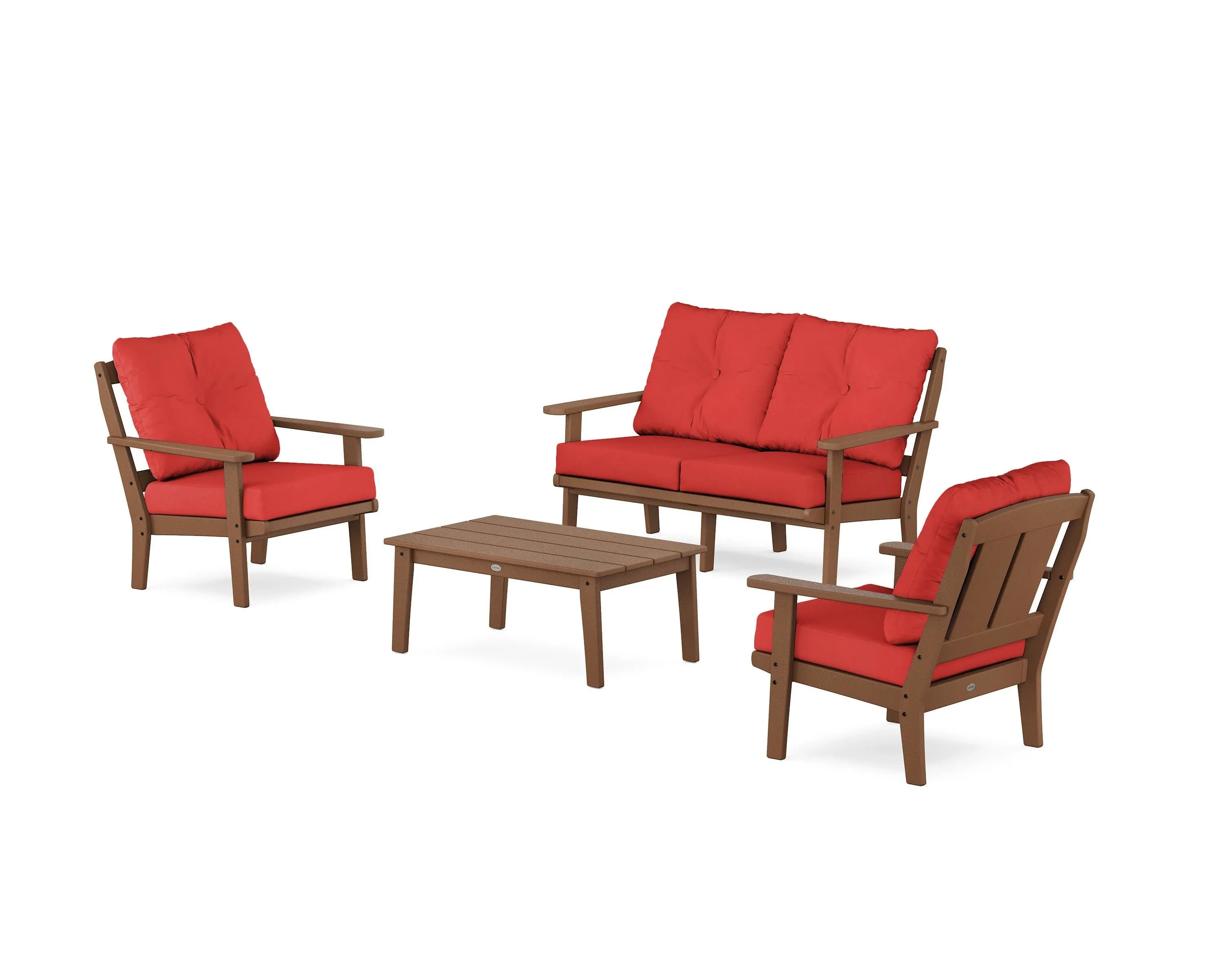 Mission 4-Piece Deep Seating Set with Loveseat