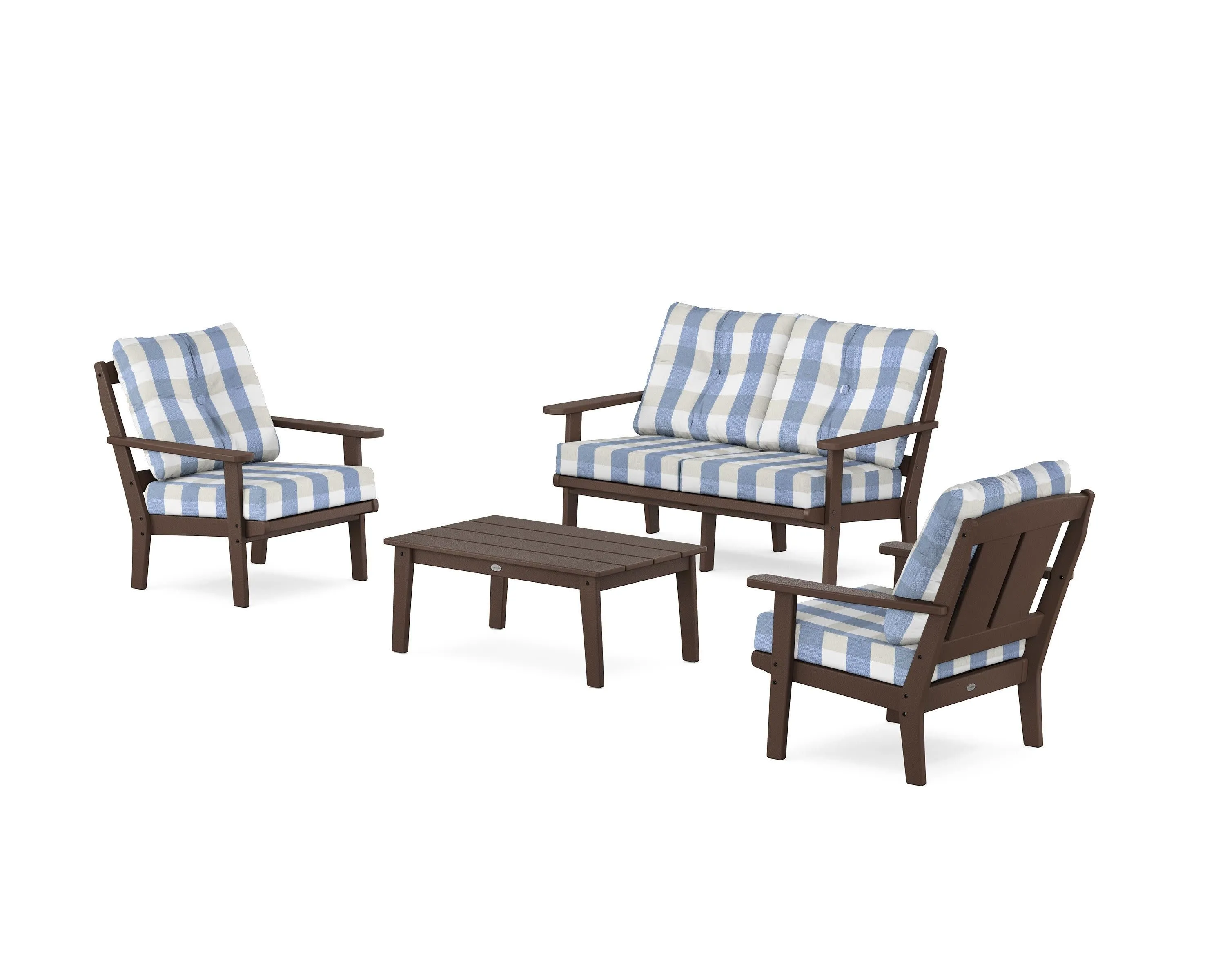 Mission 4-Piece Deep Seating Set with Loveseat