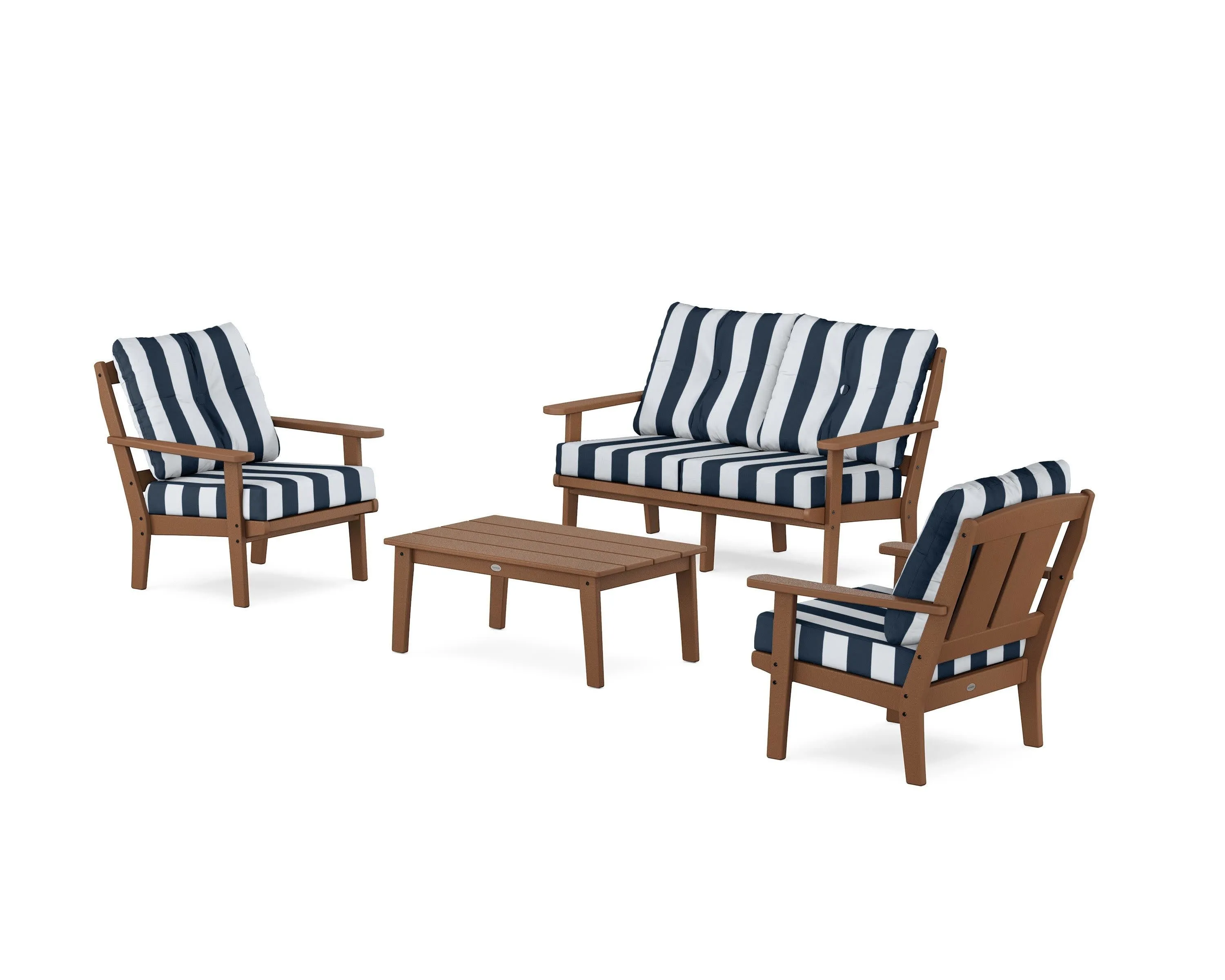 Mission 4-Piece Deep Seating Set with Loveseat