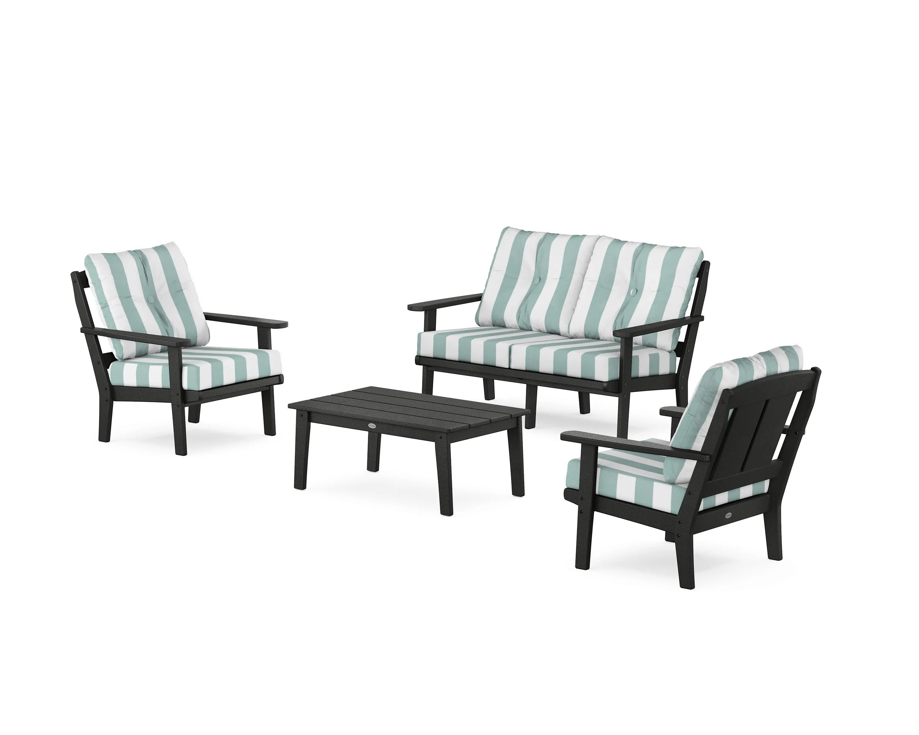 Mission 4-Piece Deep Seating Set with Loveseat