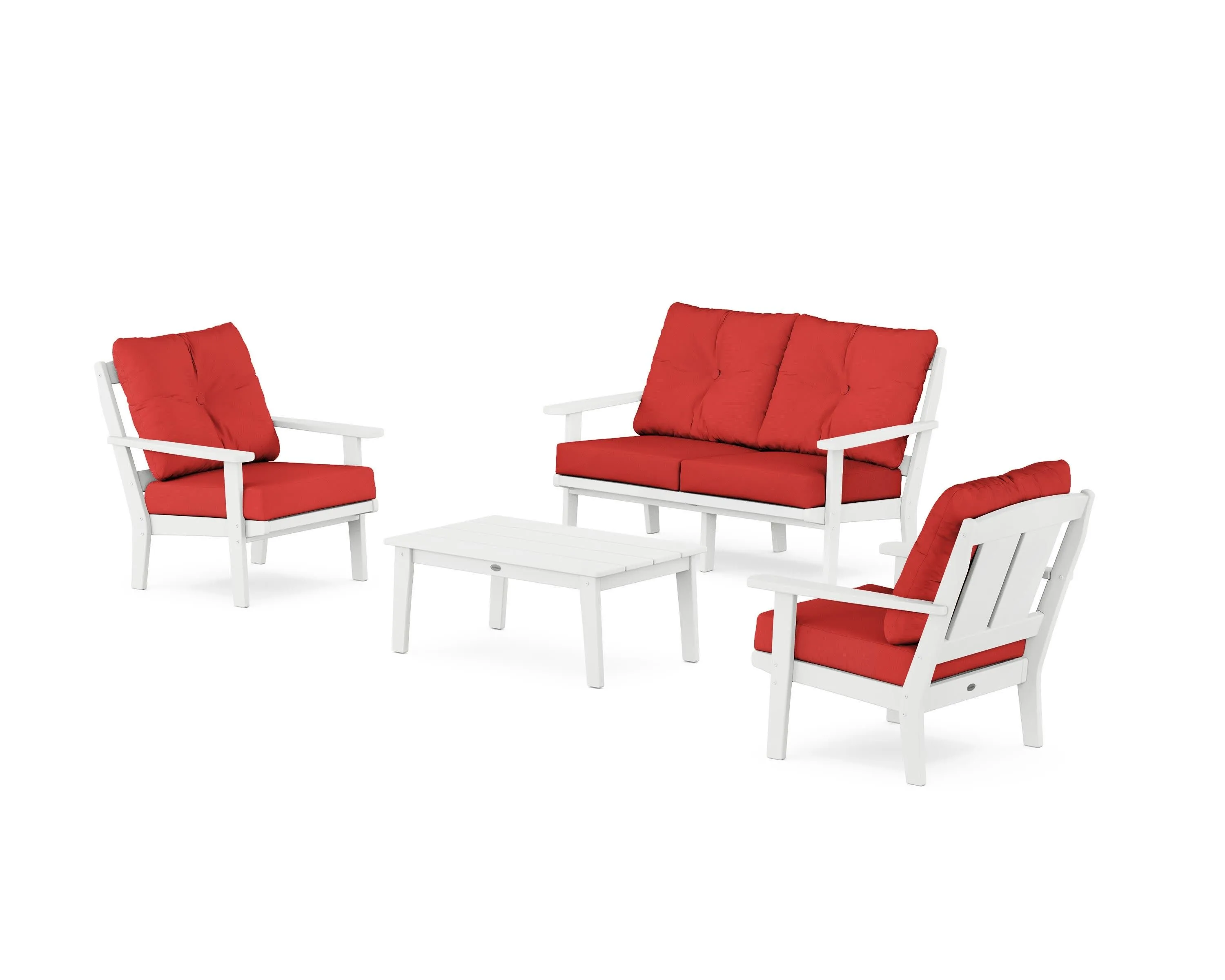 Mission 4-Piece Deep Seating Set with Loveseat