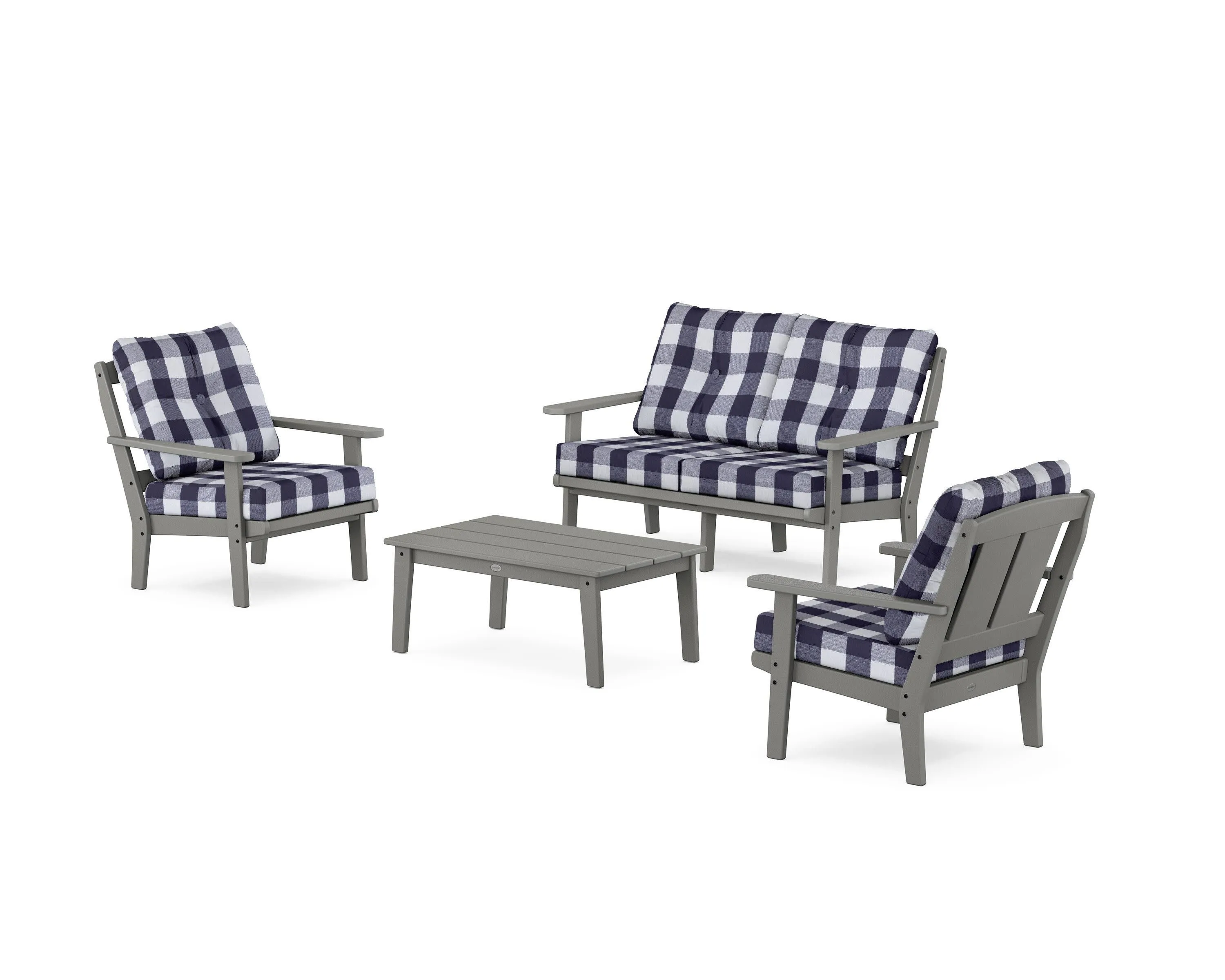 Mission 4-Piece Deep Seating Set with Loveseat