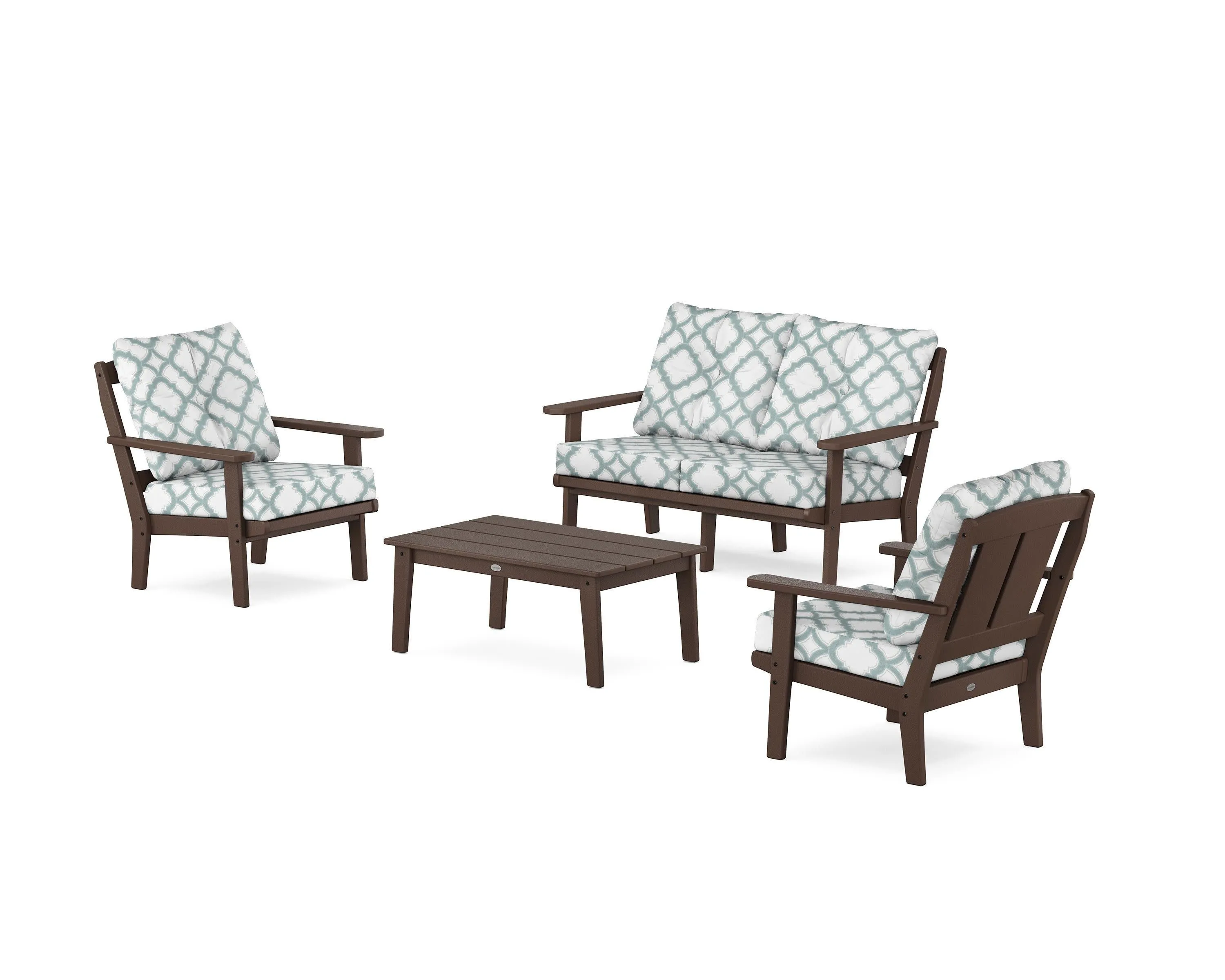 Mission 4-Piece Deep Seating Set with Loveseat