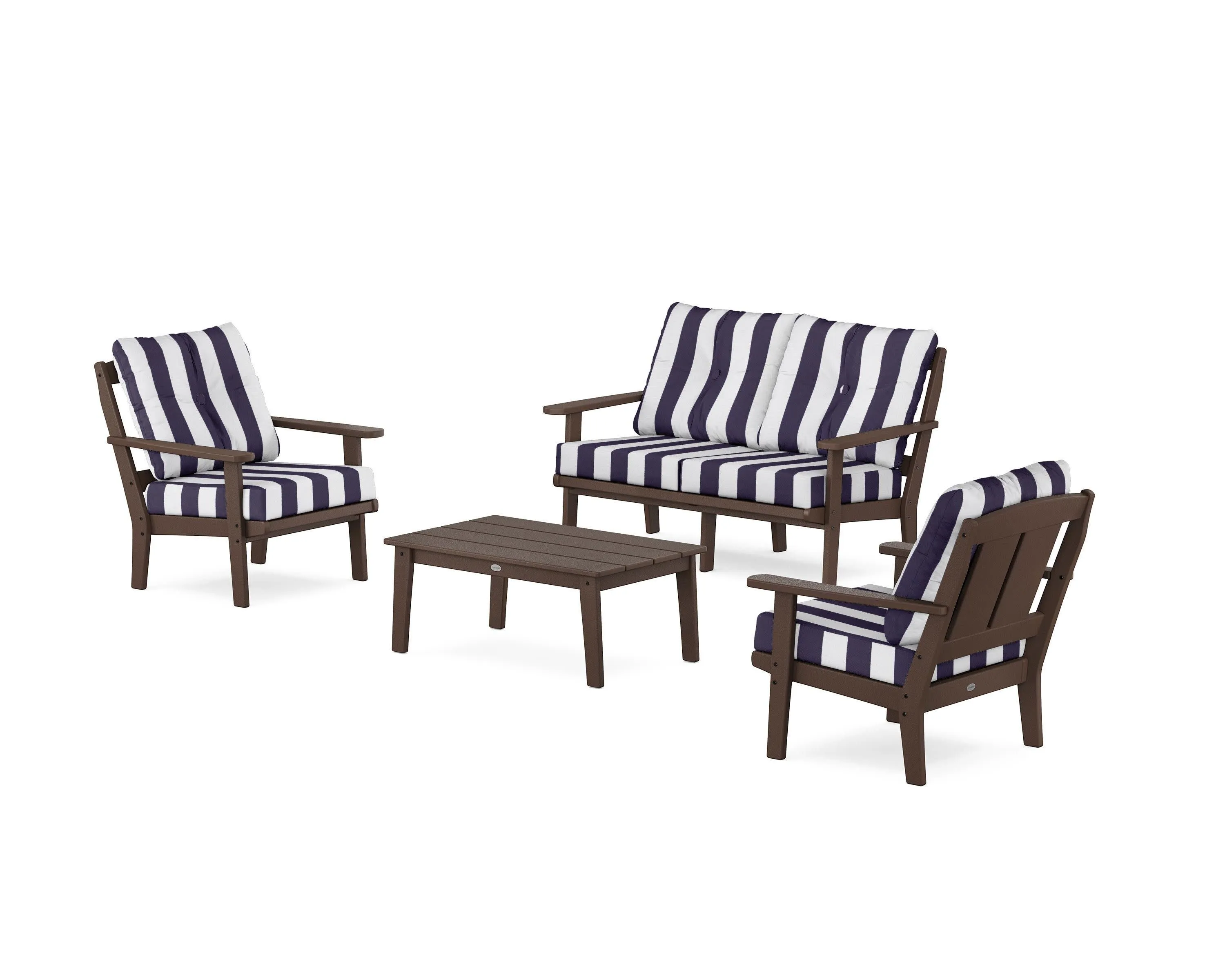 Mission 4-Piece Deep Seating Set with Loveseat