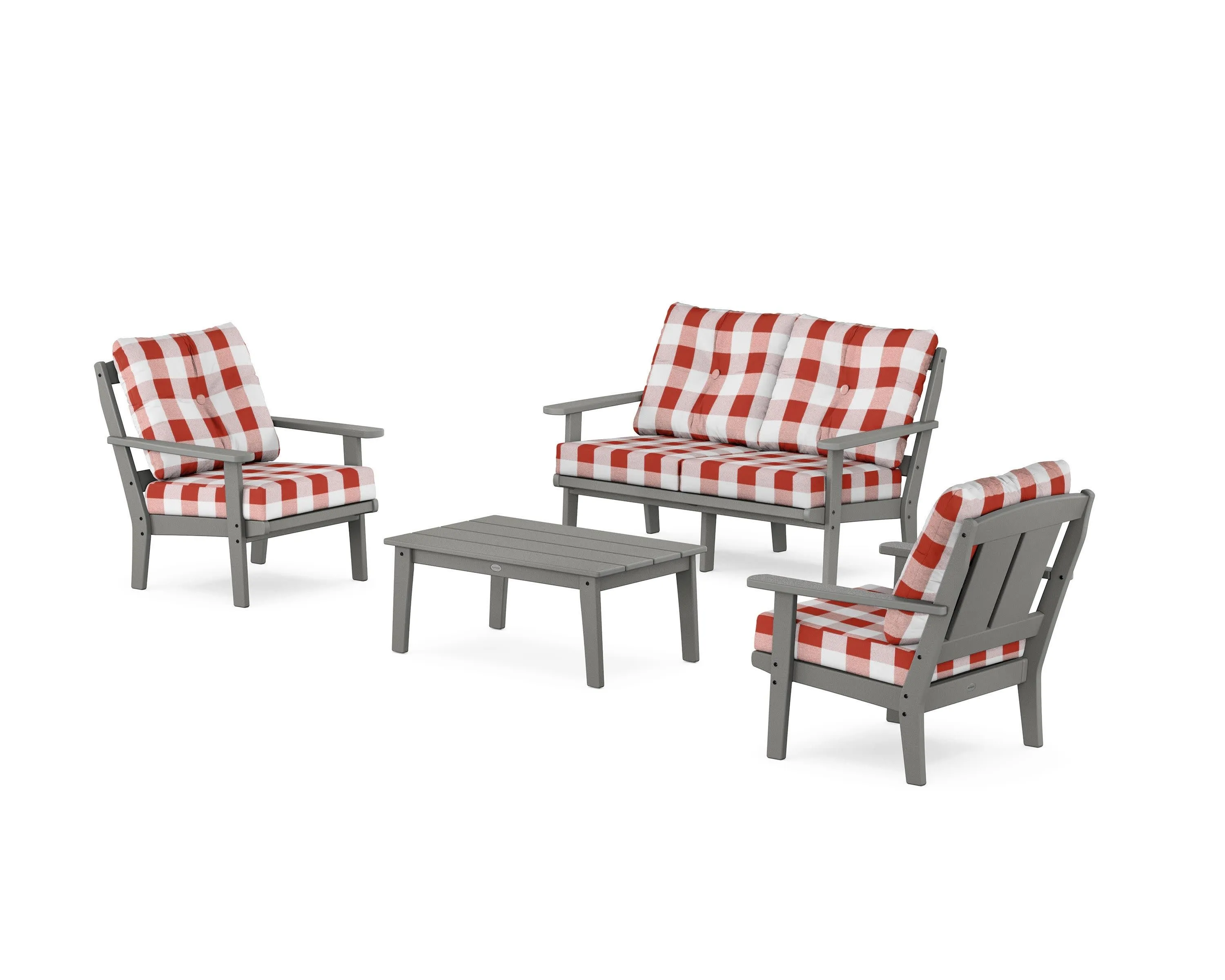 Mission 4-Piece Deep Seating Set with Loveseat