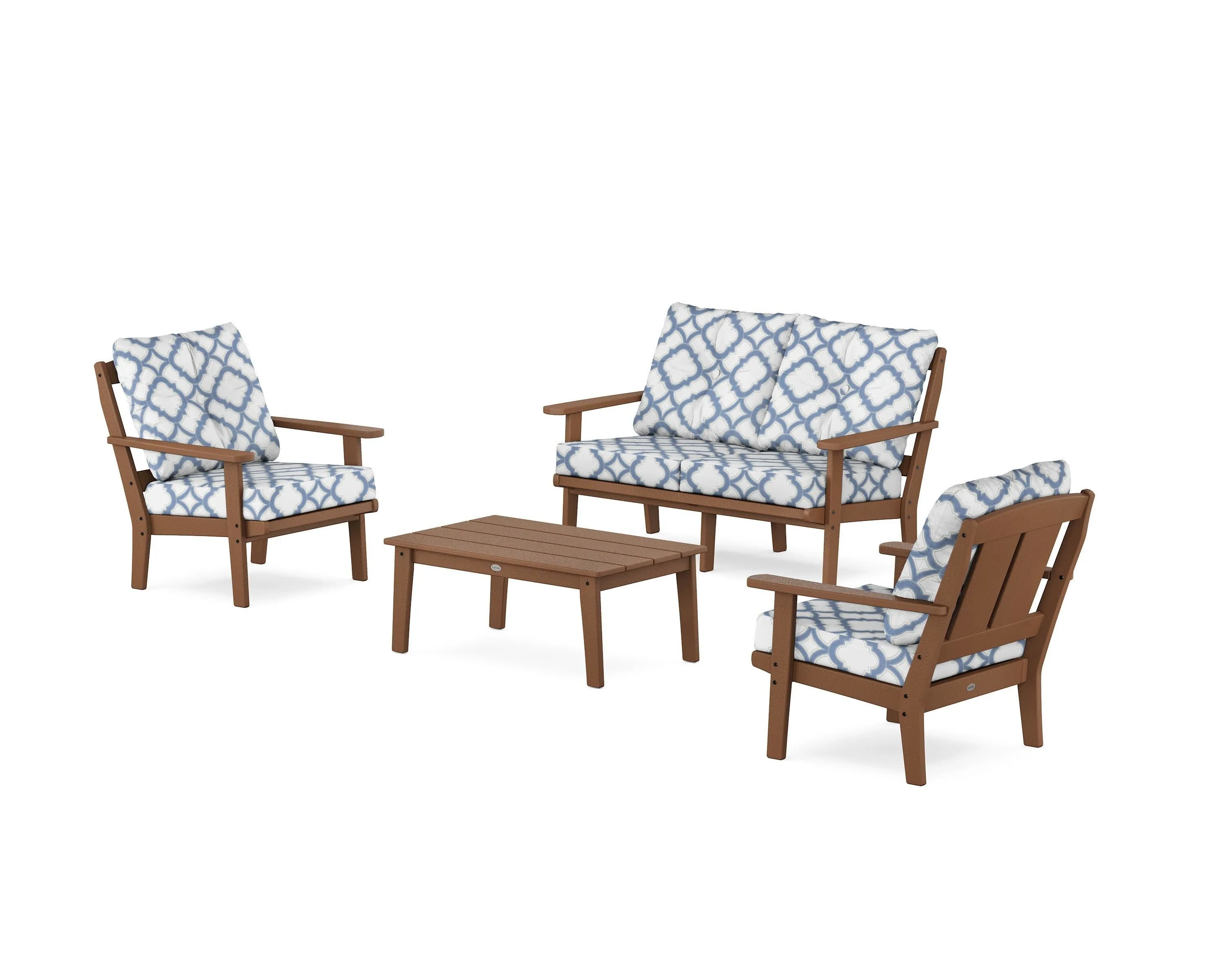Mission 4-Piece Deep Seating Set with Loveseat
