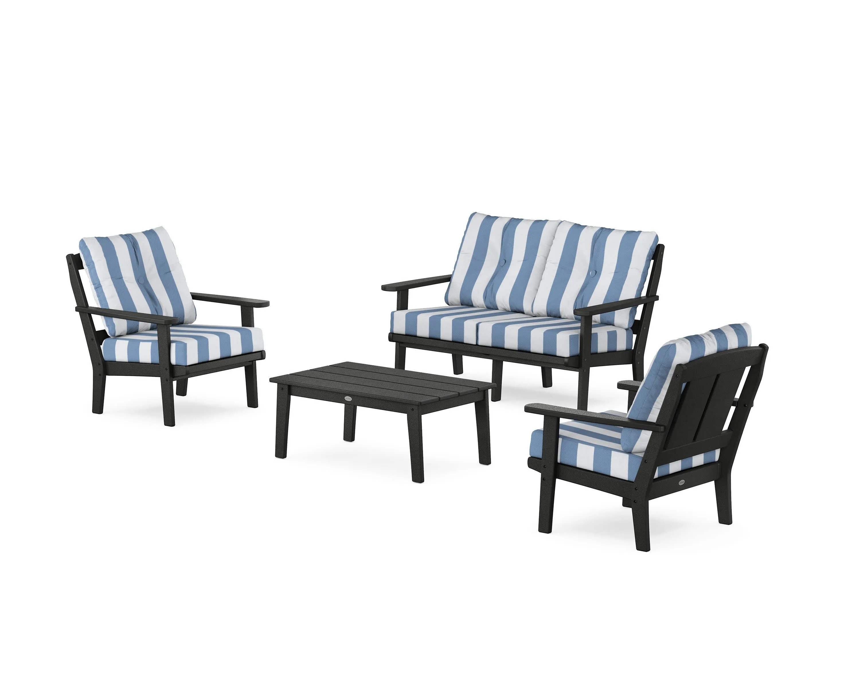 Mission 4-Piece Deep Seating Set with Loveseat