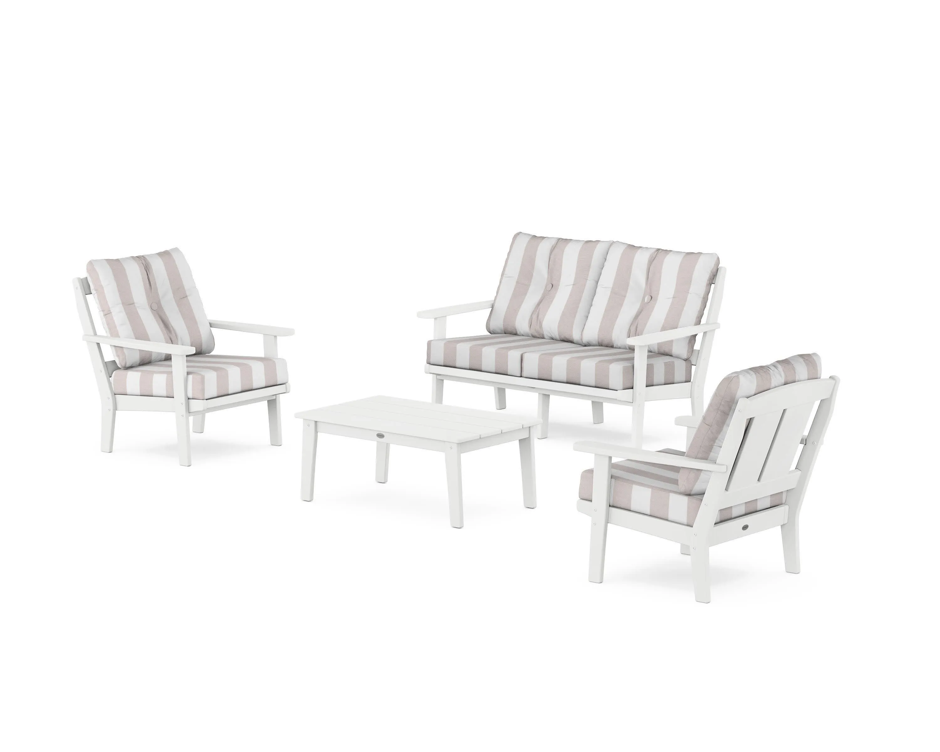 Mission 4-Piece Deep Seating Set with Loveseat