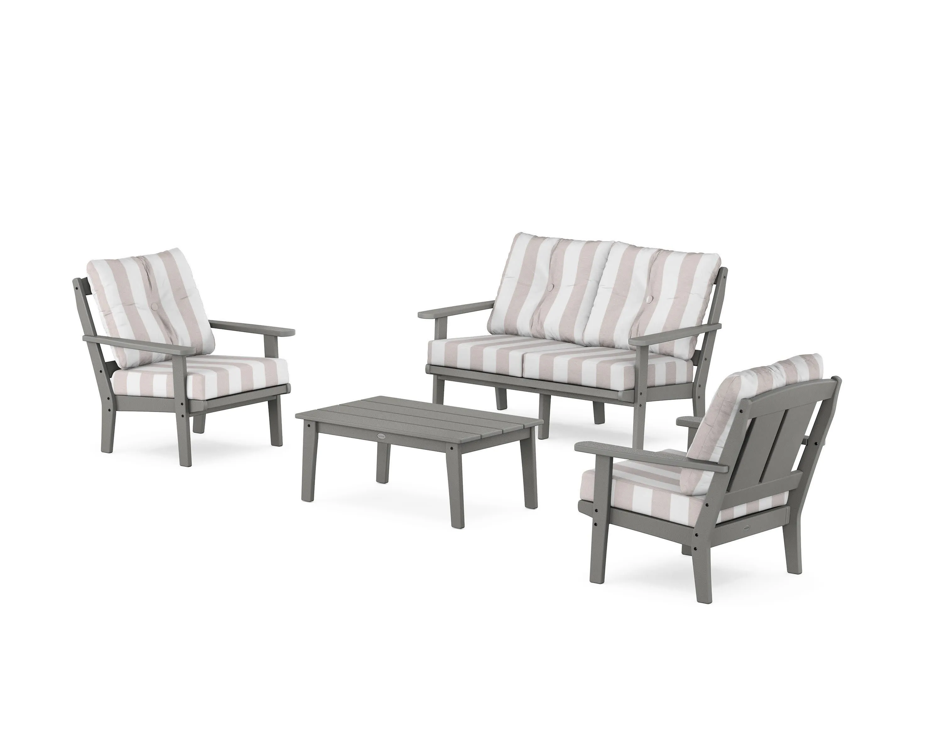 Mission 4-Piece Deep Seating Set with Loveseat
