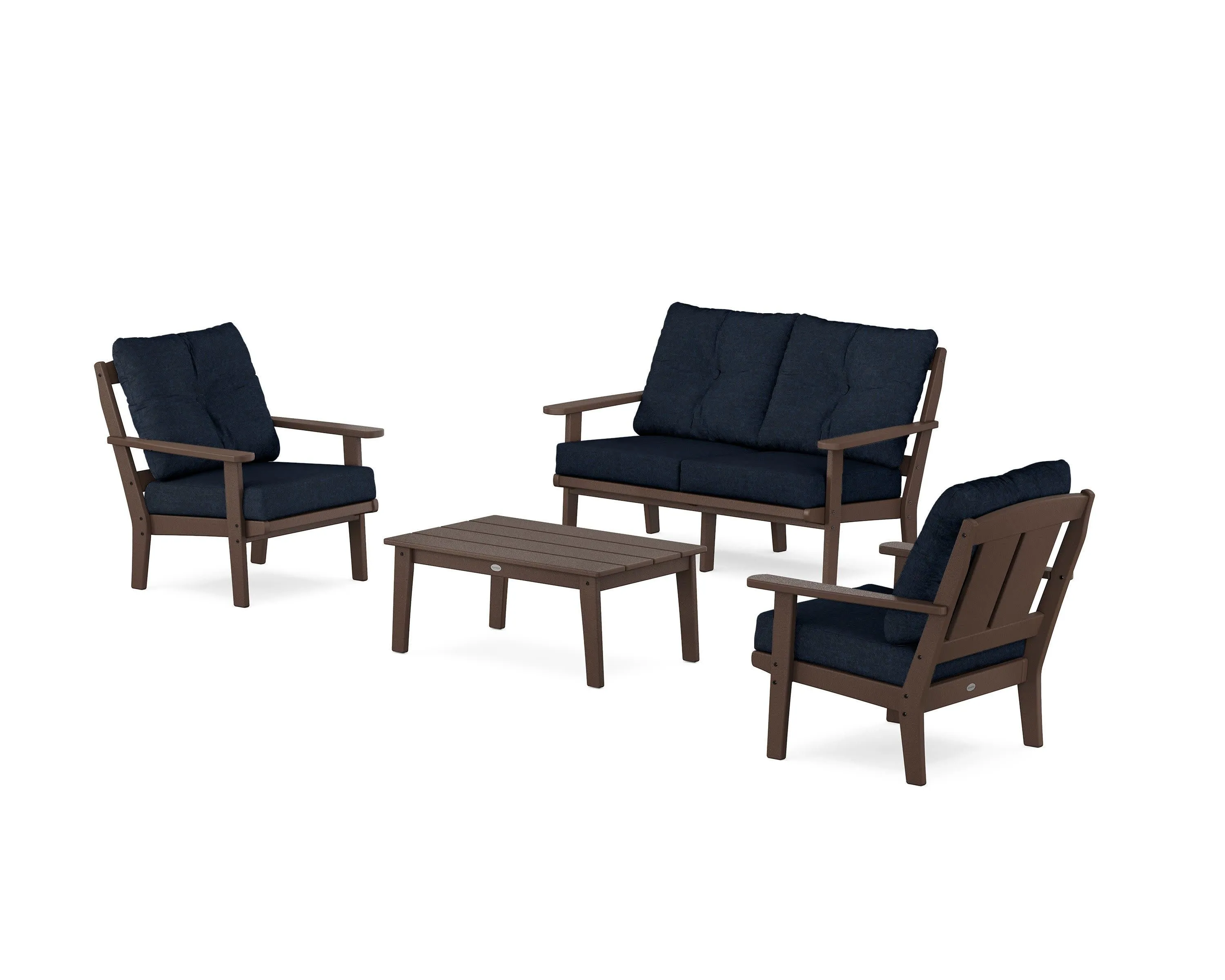 Mission 4-Piece Deep Seating Set with Loveseat