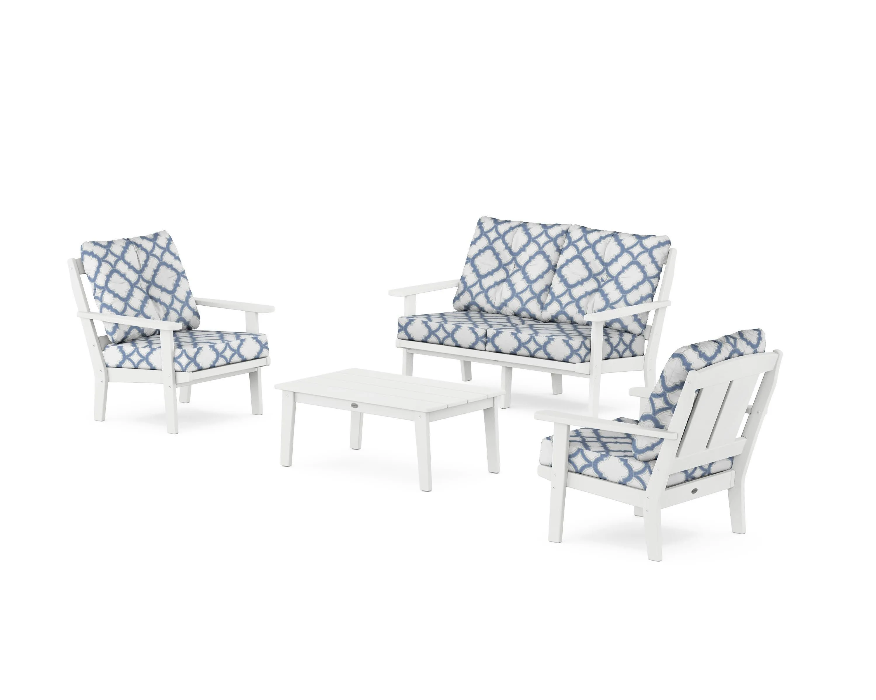 Mission 4-Piece Deep Seating Set with Loveseat