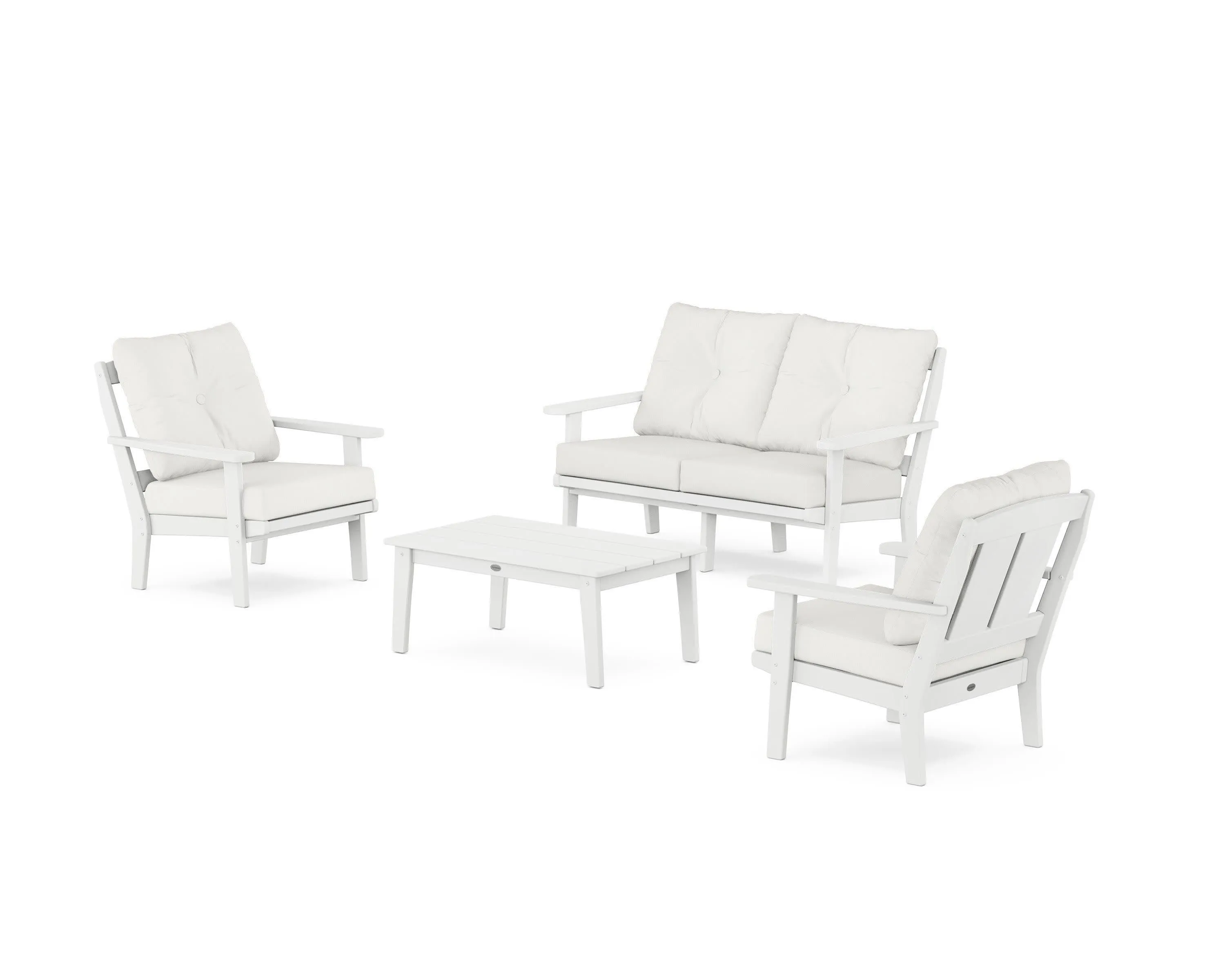 Mission 4-Piece Deep Seating Set with Loveseat